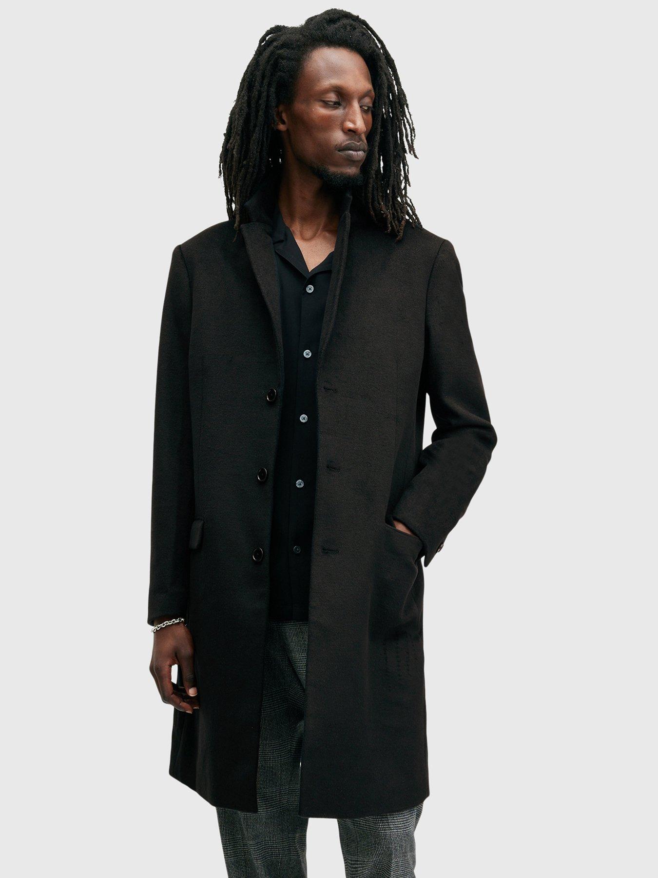 Allsaints overcoat outlet