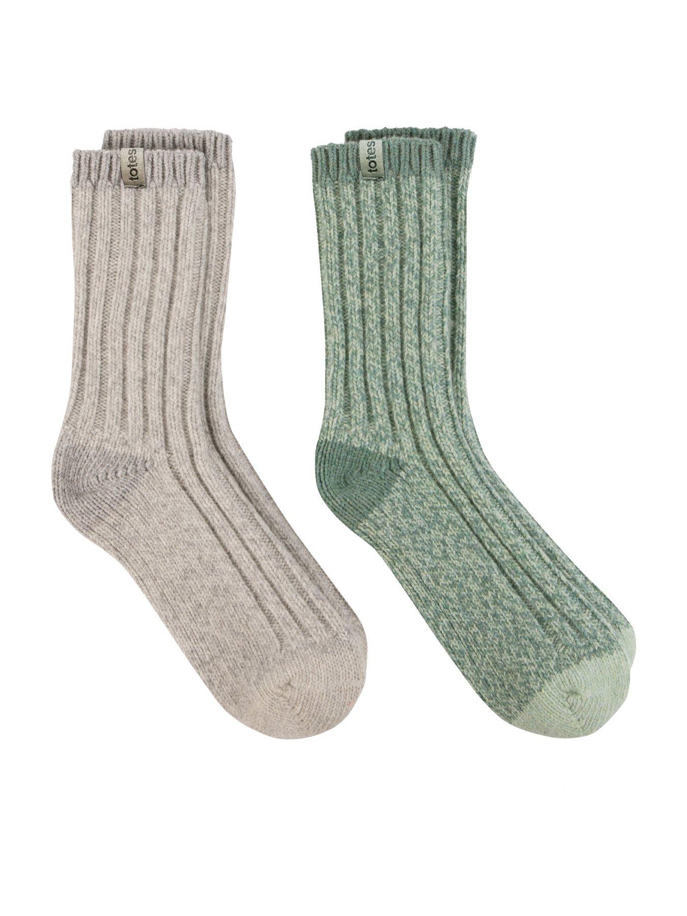 totes-2pack-chunky-twist-wool-boot-socks-grey
