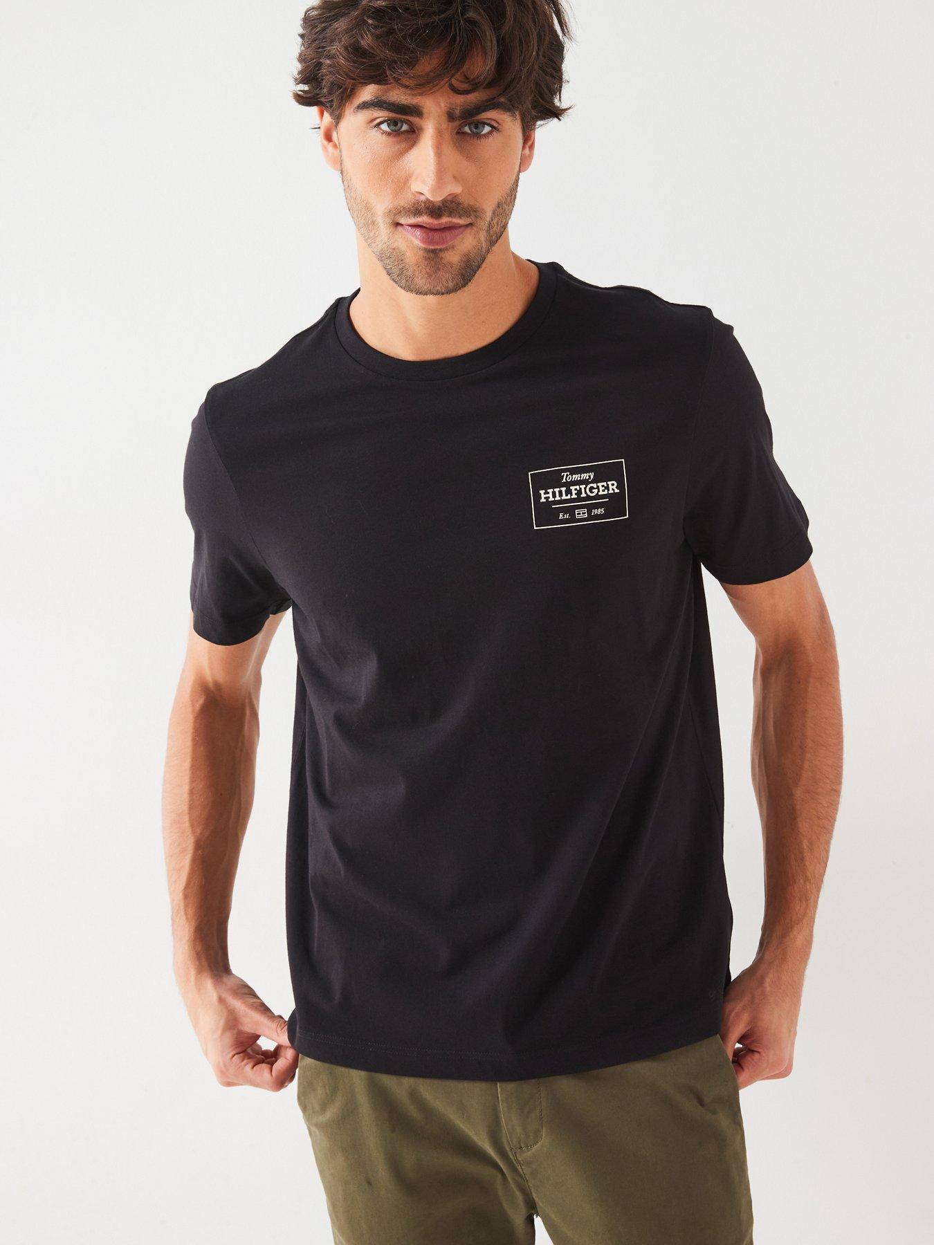 undefined Monotype Printed Label T-Shirt - Black