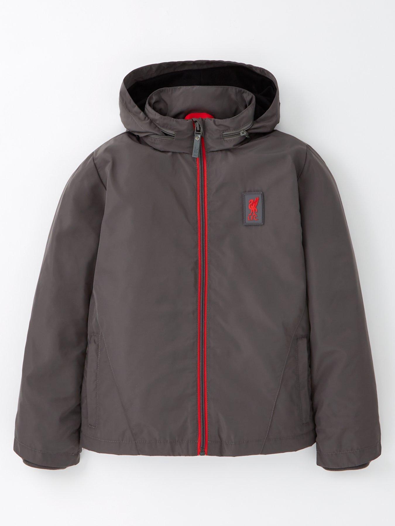 Image 1 of 4 of Liverpool FC Zip Through Windbreaker Jacket - Grey