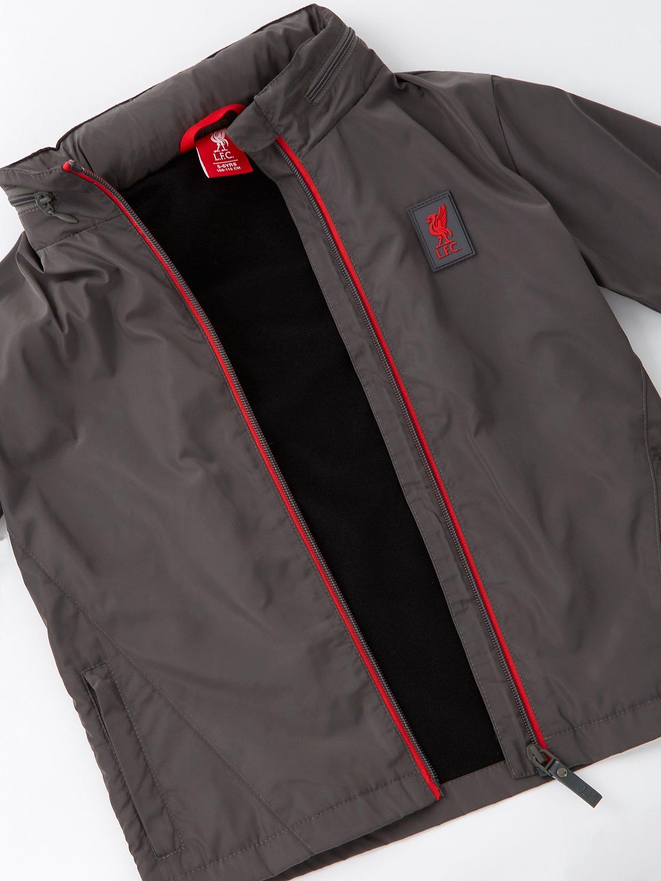 Image 3 of 4 of Liverpool FC Zip Through Windbreaker Jacket - Grey