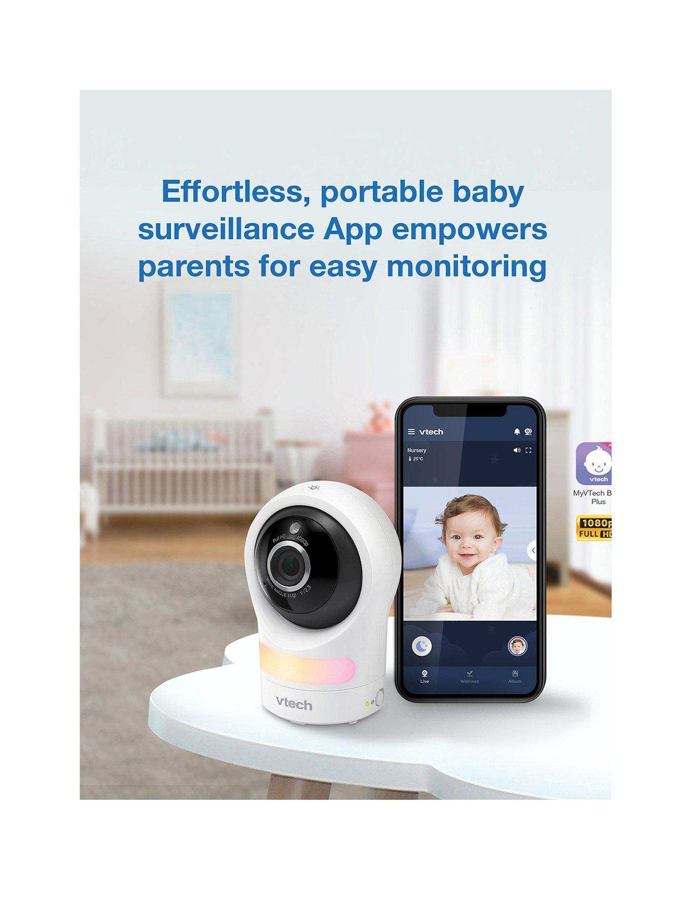 VTech RM9761 Smart Wi-Fi 1080p Pan Tilt Baby Camera Very