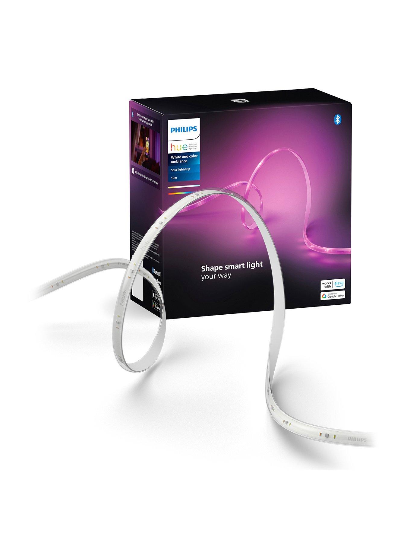 Product photograph of Philips Hue Essential Light Strip 10m Uk from very.co.uk