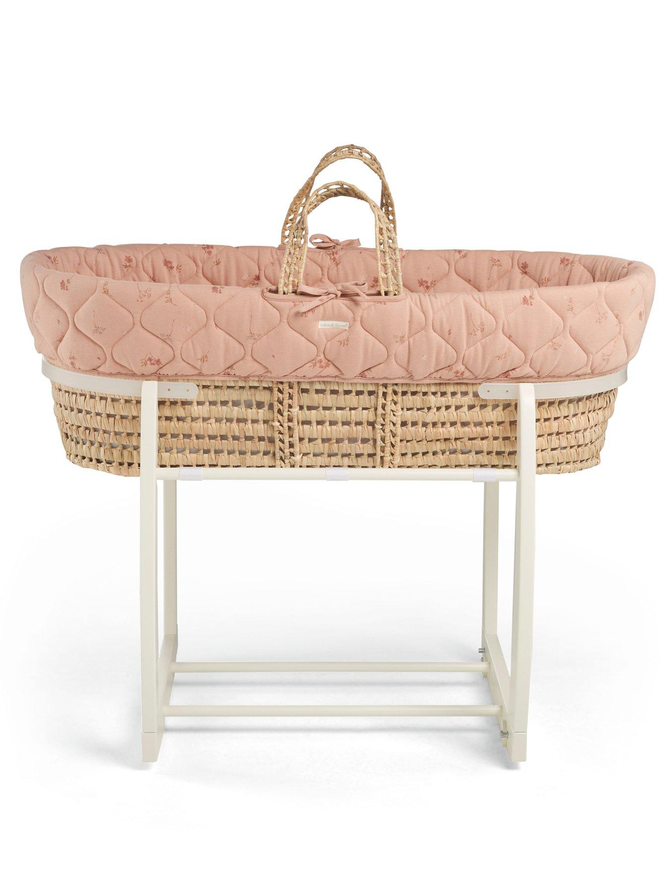 Image 4 of 6 of Mamas & Papas Moses Basket - Welcome To The World Wildflower
