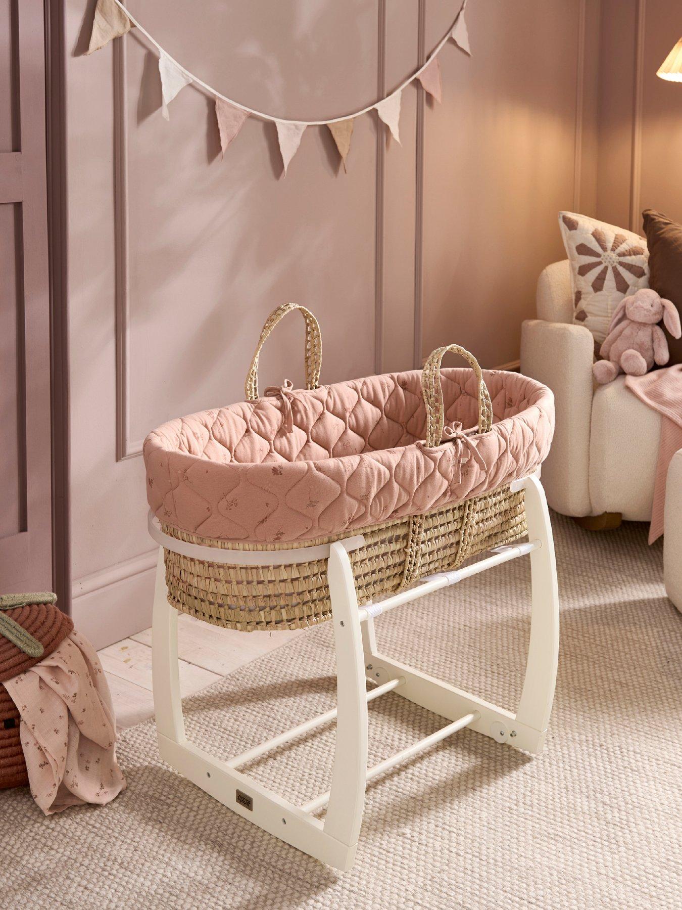 Image 6 of 6 of Mamas & Papas Moses Basket - Welcome To The World Wildflower