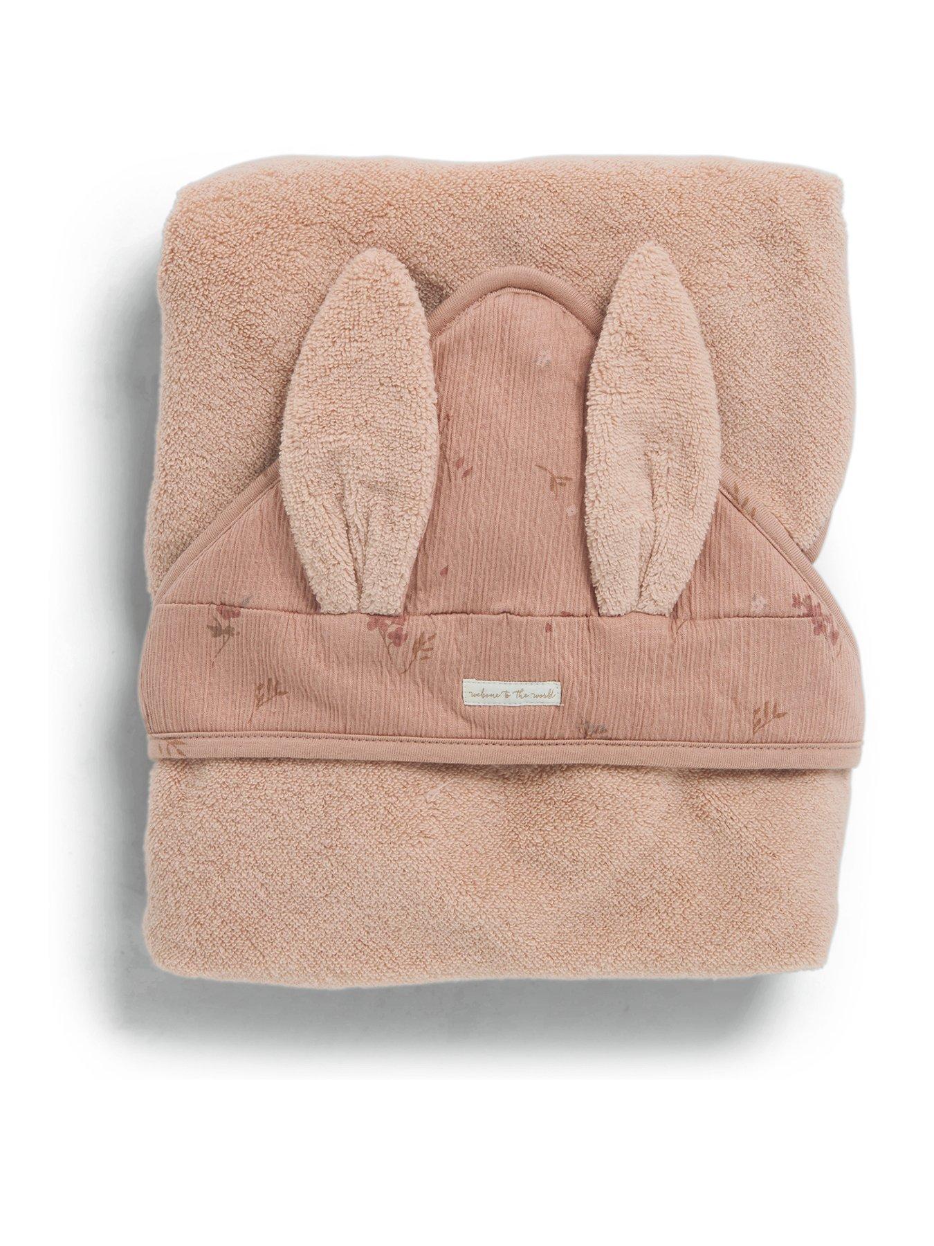 Image 2 of 5 of Mamas & Papas Hooded Towel - Welcome To The World Wildflower
