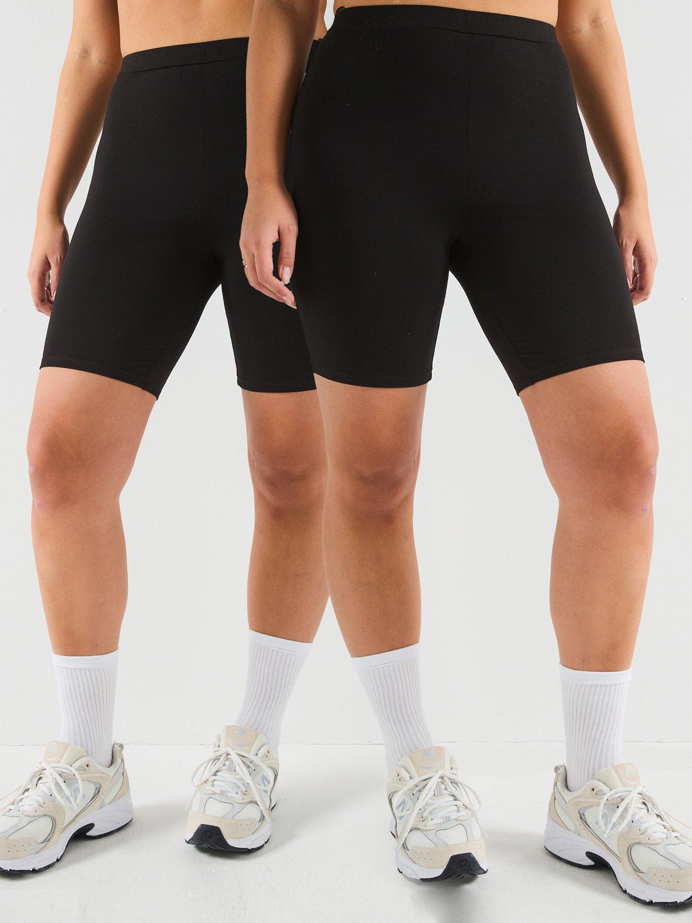 undefined 2 Pack Cycling Short - Black