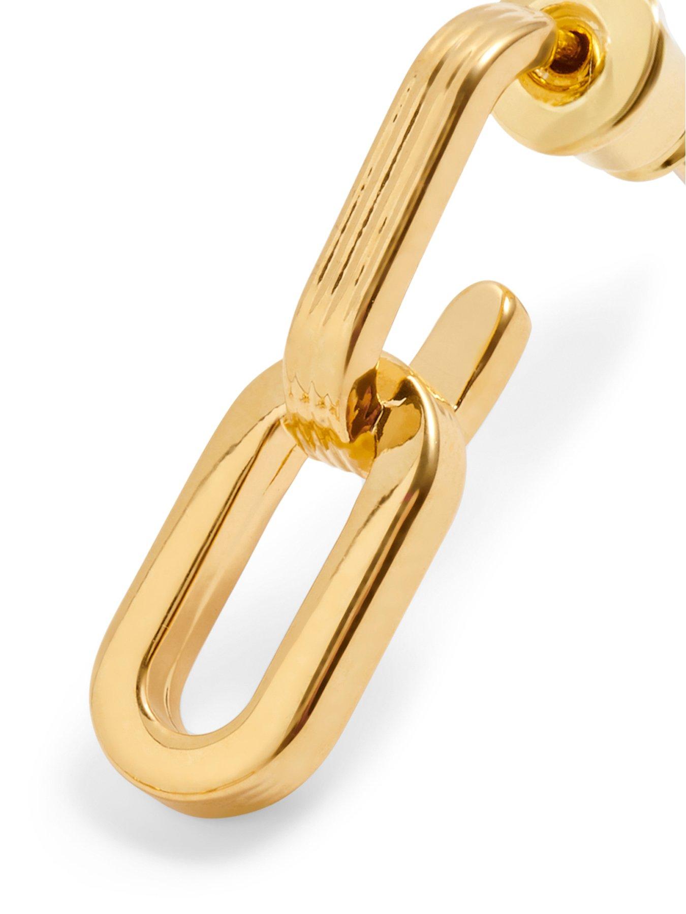 Image 3 of 6 of Katie Loxton Arabella Waterproof Gold Hoop Earrings