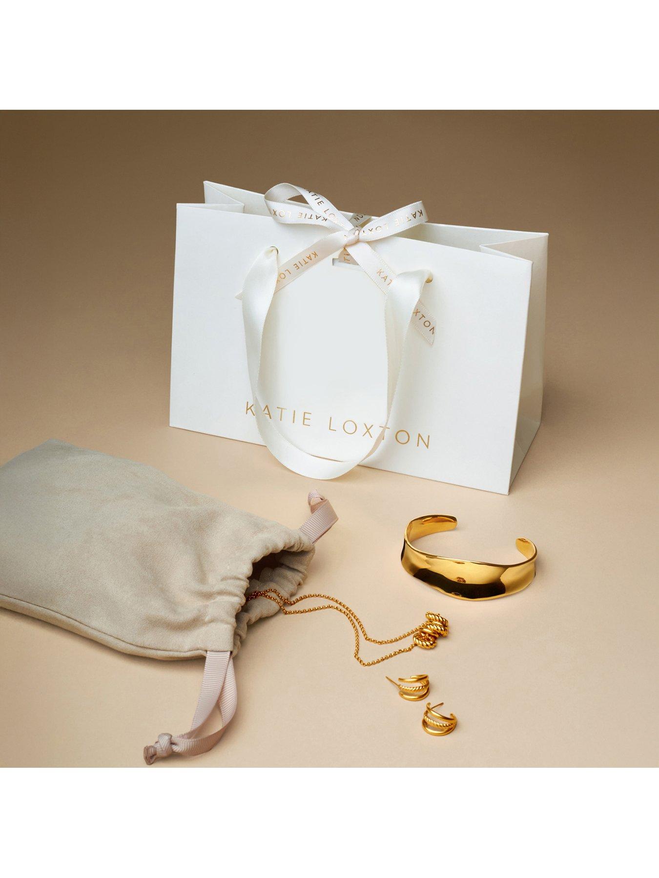 Image 5 of 5 of Katie Loxton Hera Waterproof Gold Hoop Earrings