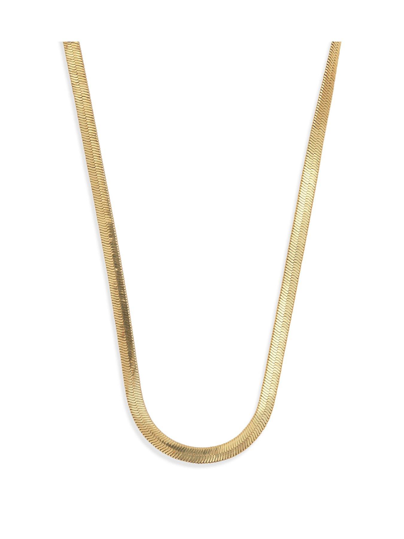 Katie Loxton Ciana Waterproof Gold Snake Chain Necklace