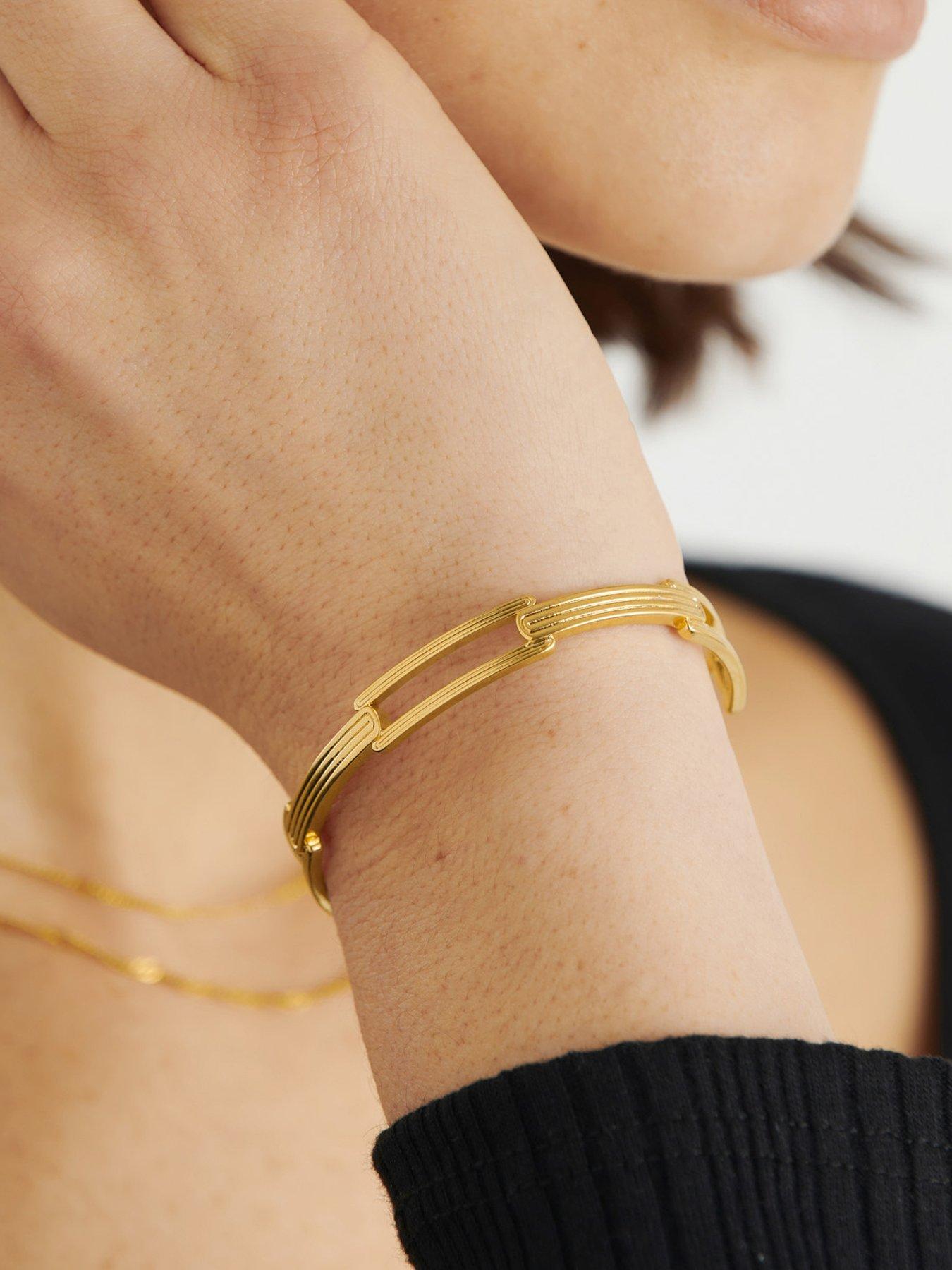 Image 4 of 5 of Katie Loxton Arabella Waterproof Gold Bangle