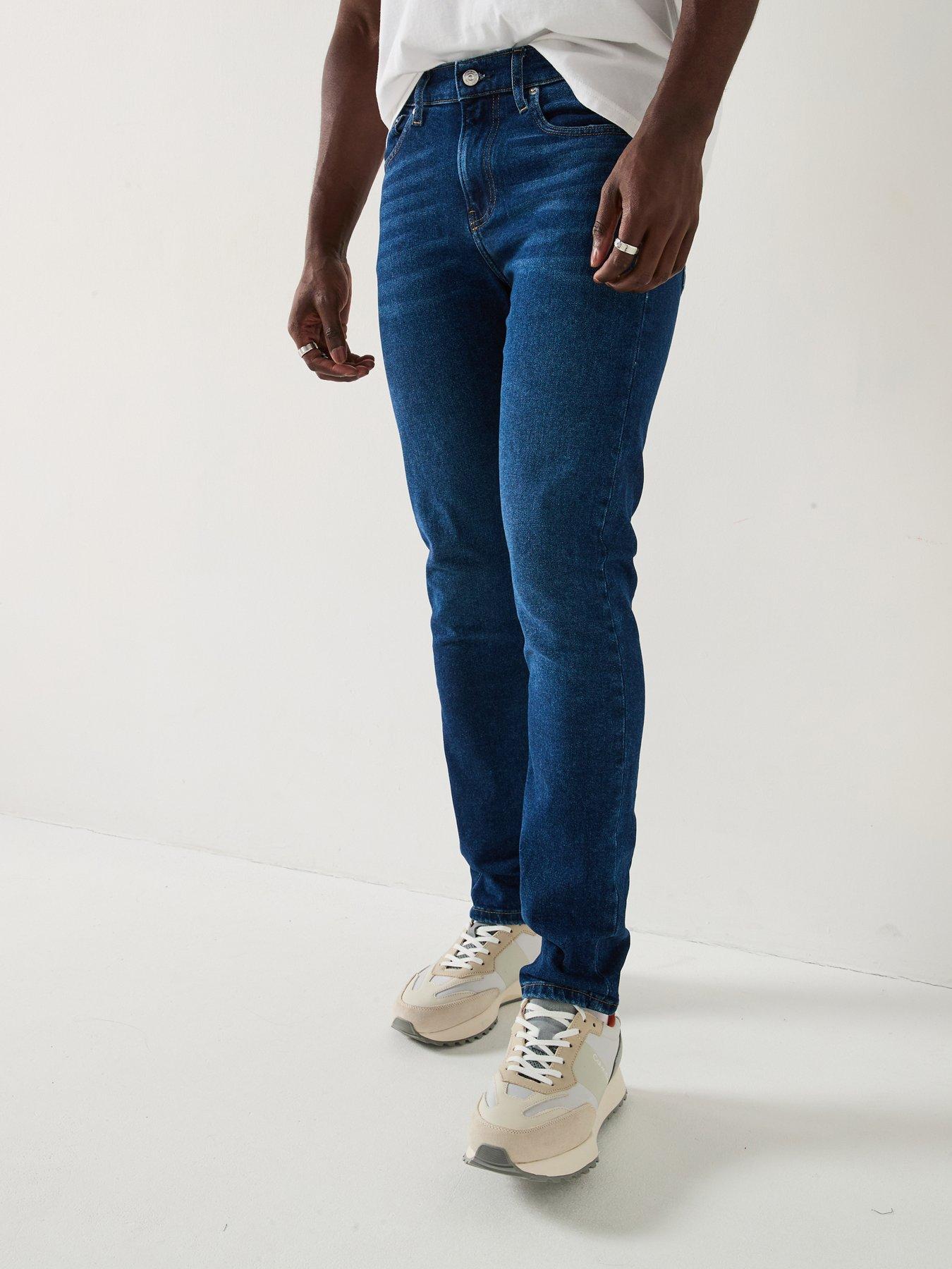 Image of Calvin Klein Jeans Slim Taper Jeans - Dark Wash