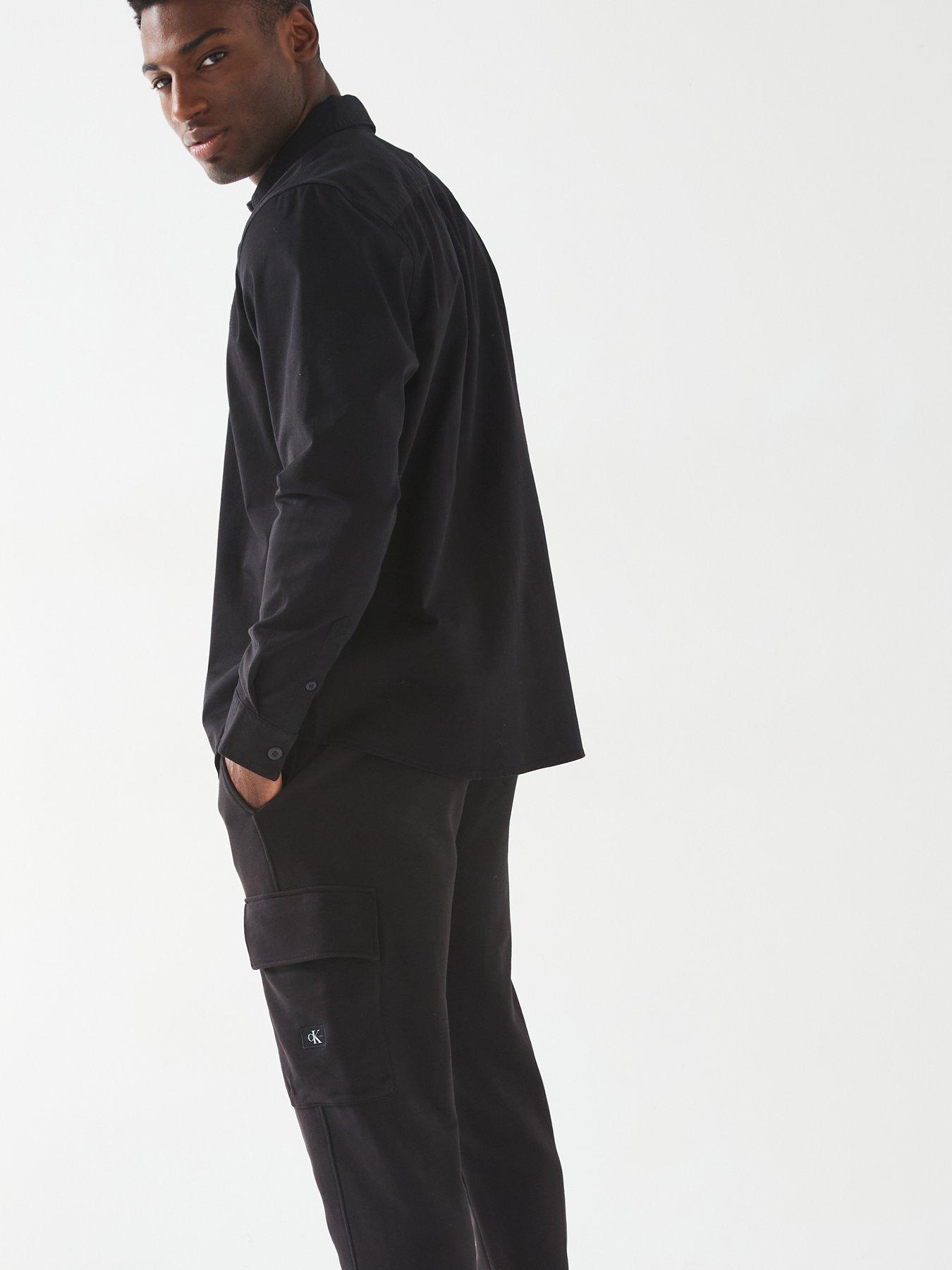 Calvin Klein Jeans Black Cotton Cargo Pants main image 1