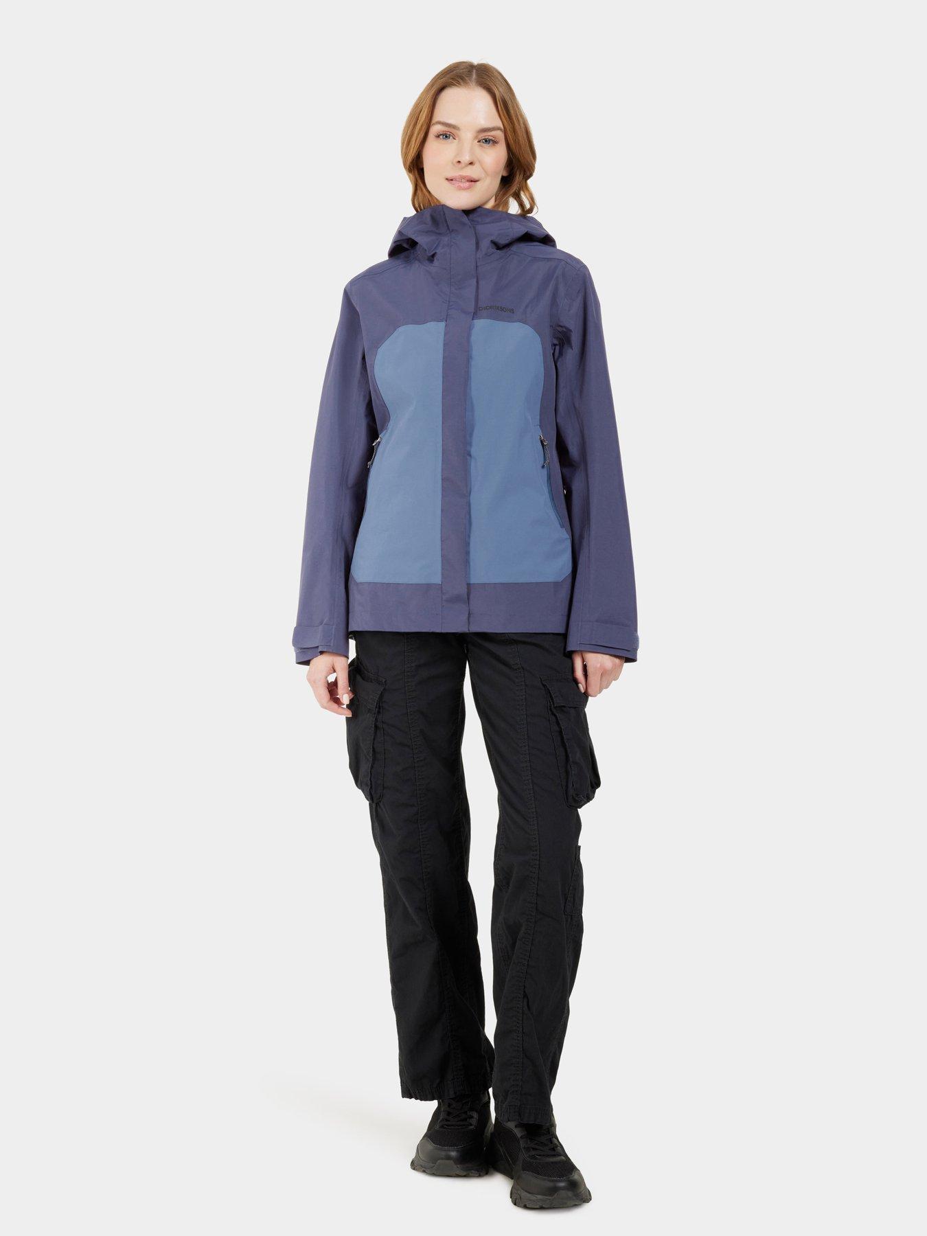 Didriksons Grit Womens Jacket 3-blue, Blue, Size 38, Women