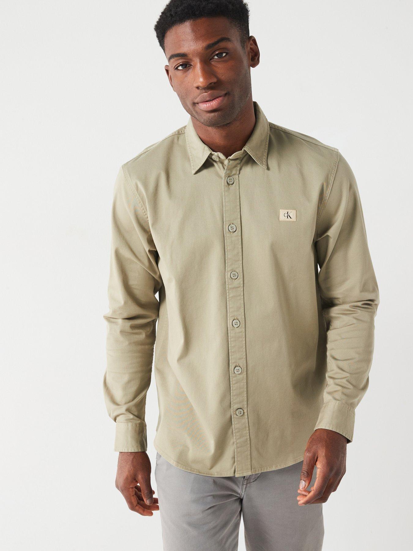undefined Woven Logo Overshirt - Light Green