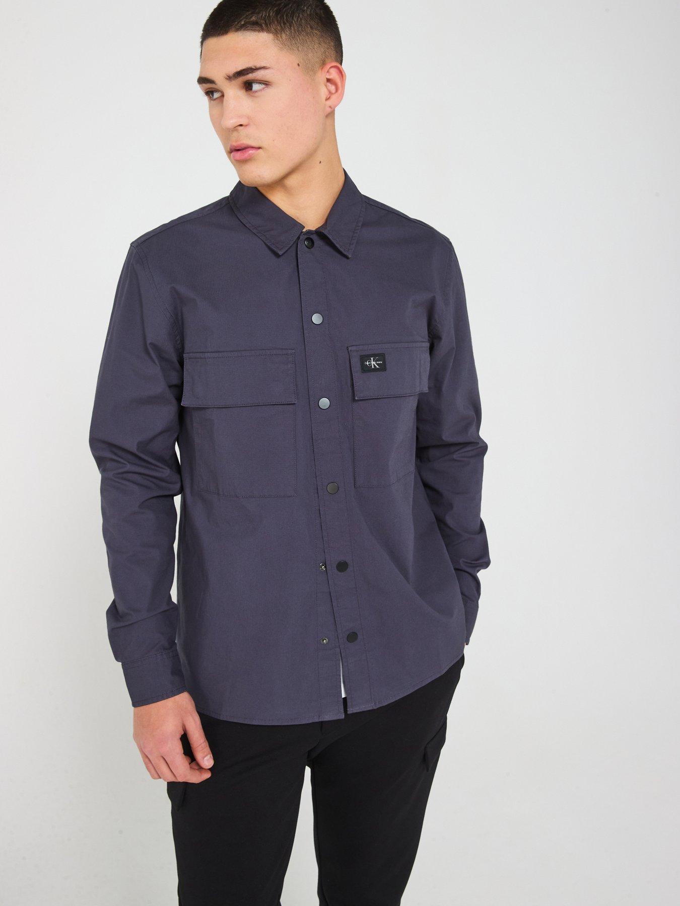 undefined Double Pocket Overshirt - Navy