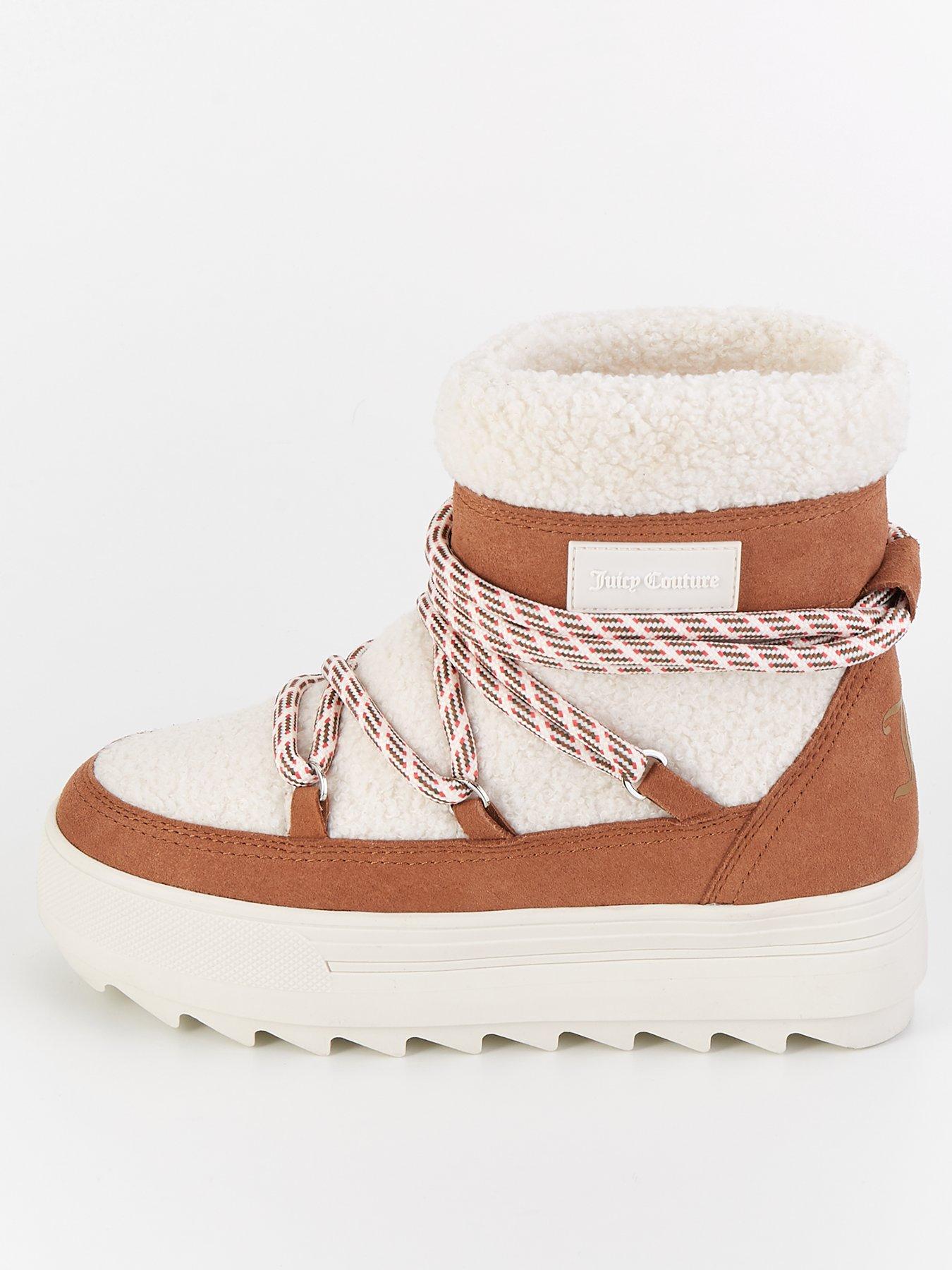 Pink snow boots womens best sale