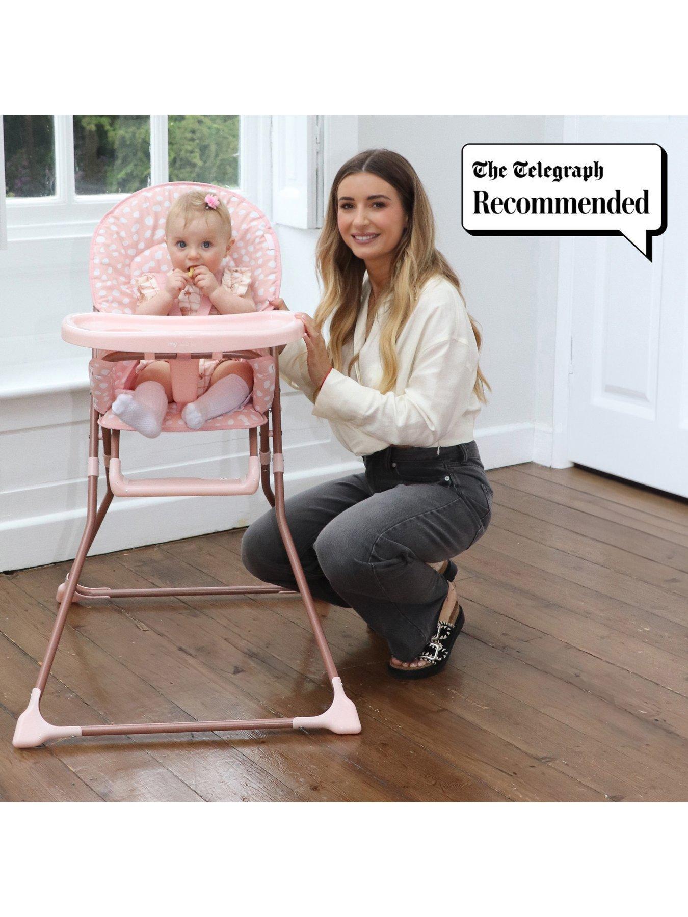 Image 6 of 7 of My Babiie MBHC1 Compact Highchair - Pink