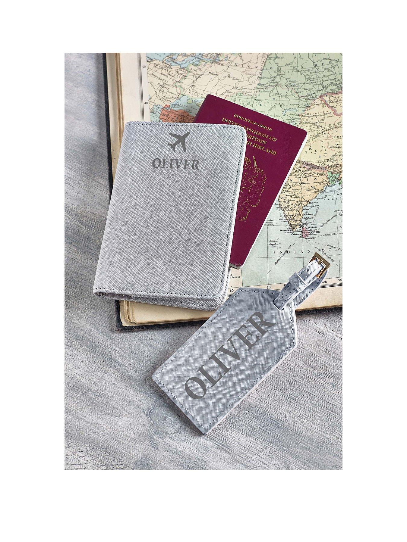 undefined Personalised Plane Passport & Luggage Holder