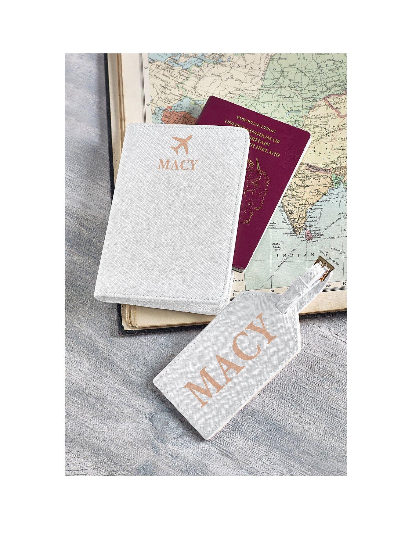 undefined Personalised Plane Passport & Luggage Holder
