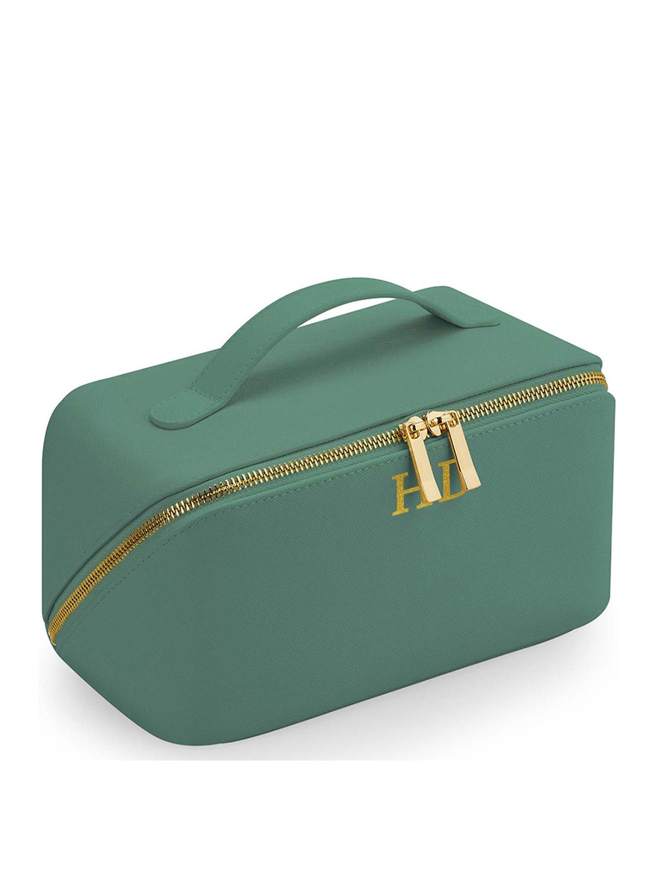 Image 1 of 4 of Love Abode Personalised Open Flat Makeup Bag