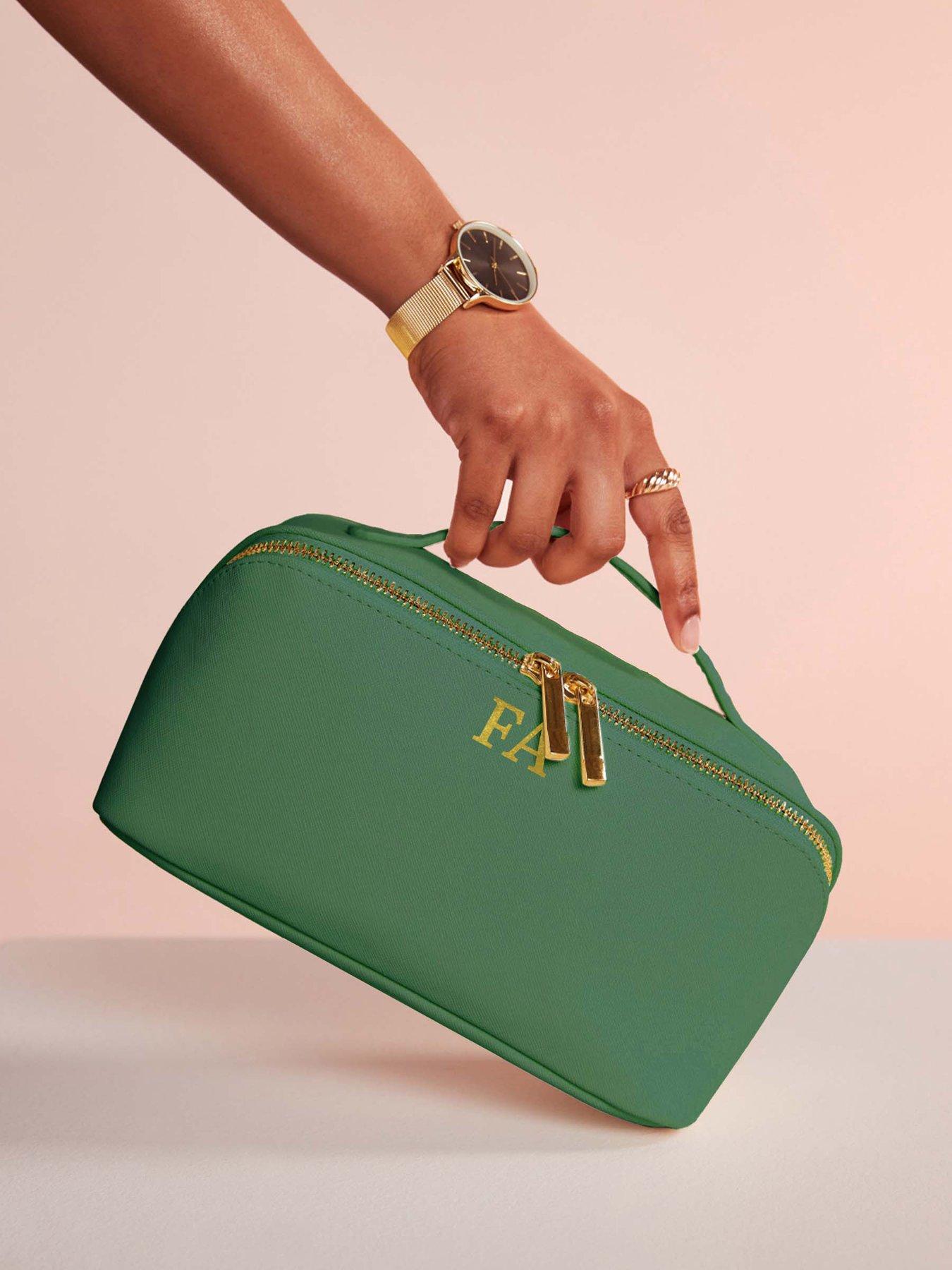 Image 2 of 4 of Love Abode Personalised Open Flat Makeup Bag