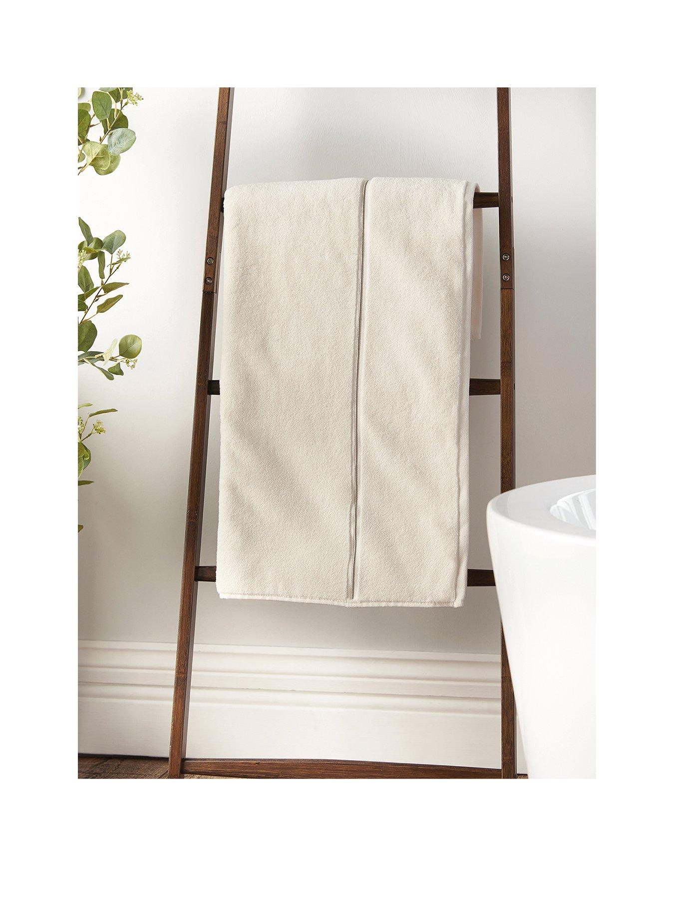 Product photograph of Bianca Satin Stitch Zero Twist Hand Towel from very.co.uk