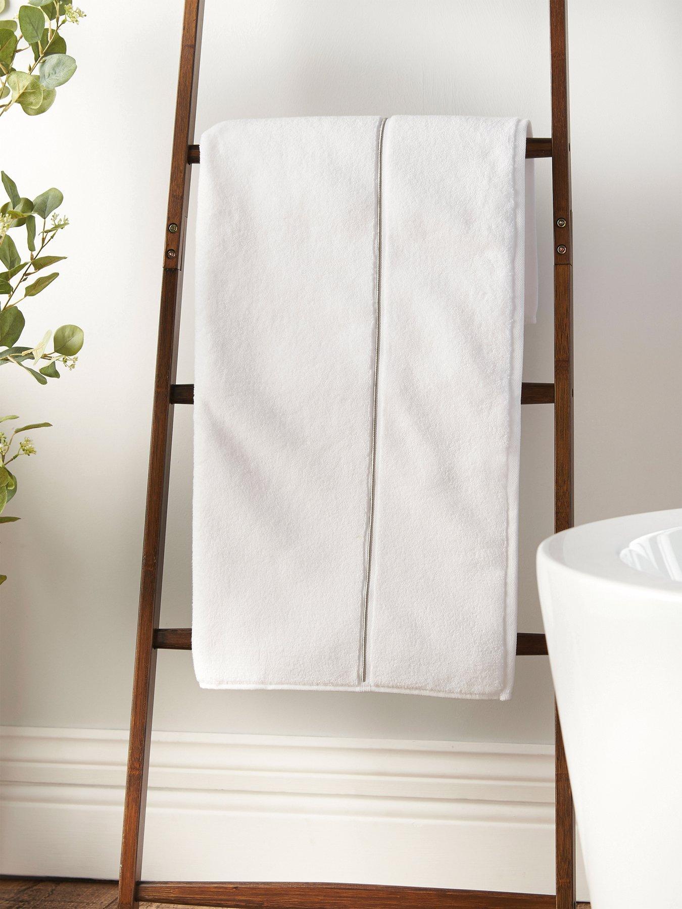 Bianca Satin Stitch Zero Twist Hand Towel
