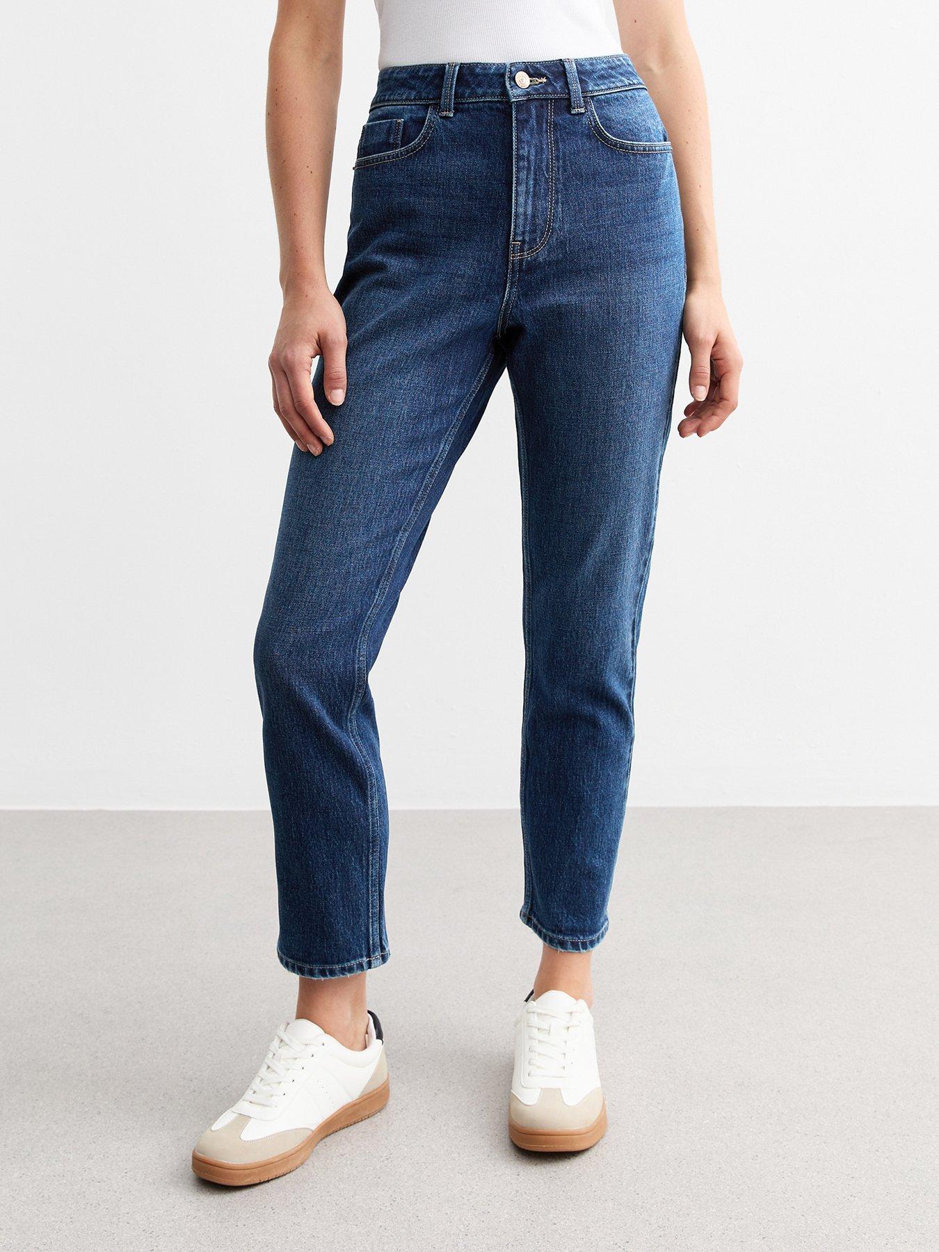 New Look Blue Hannah Straight Leg Jeans