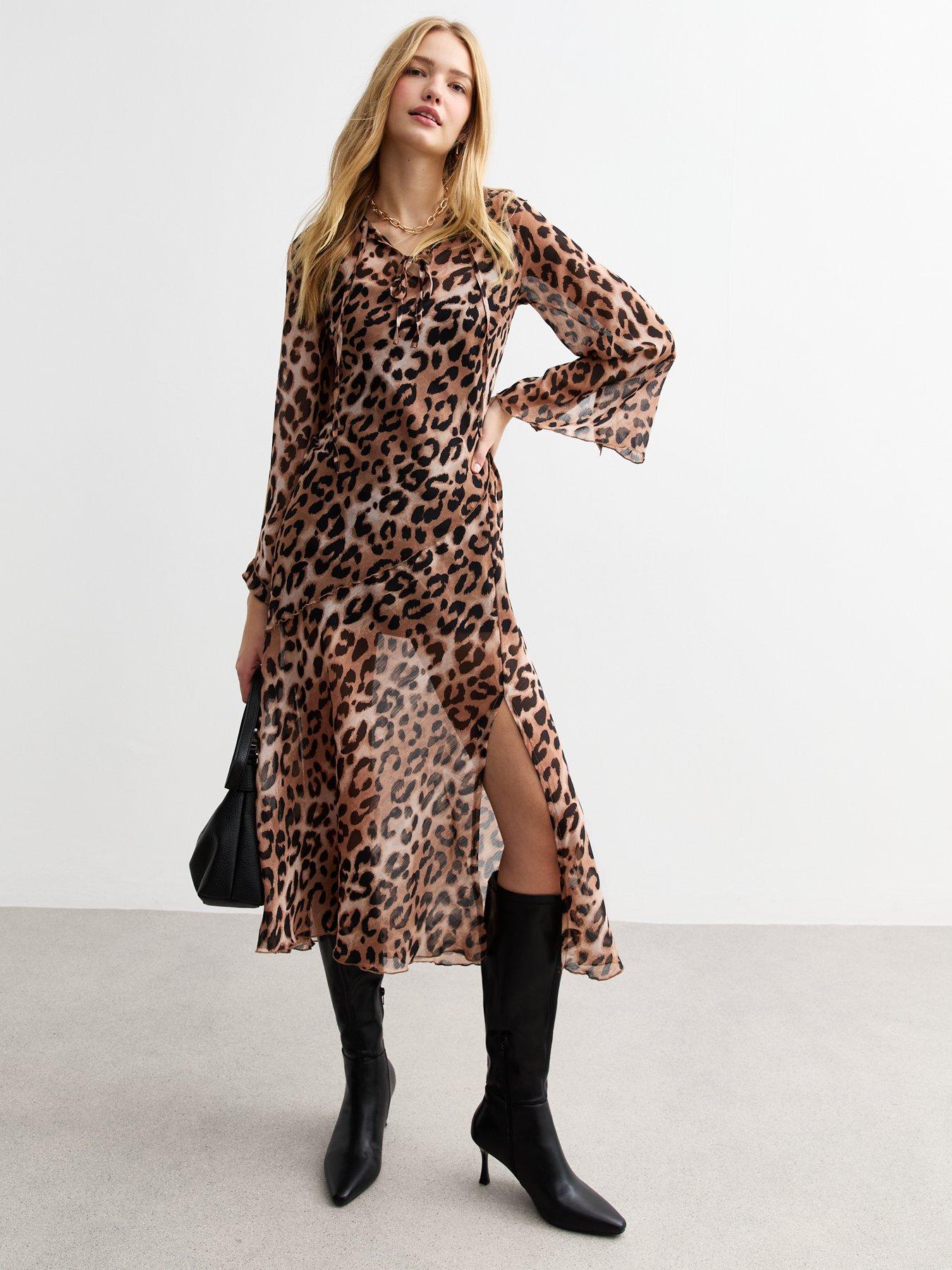 Size 22 leopard print dress store