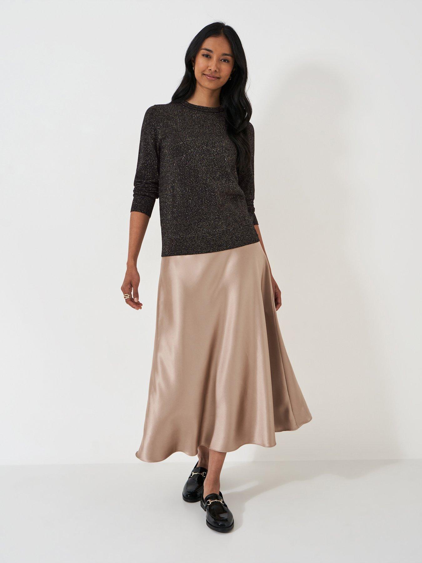 Image 3 of 4 of Crew Clothing Lula Knitted Crewneck Jumper - Black