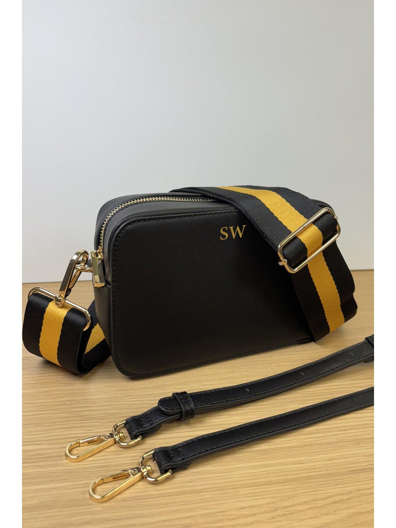 Image 2 of 2 of Love Abode Personalised Monogram Cross Body / Shoulder Bag with two strap option.
