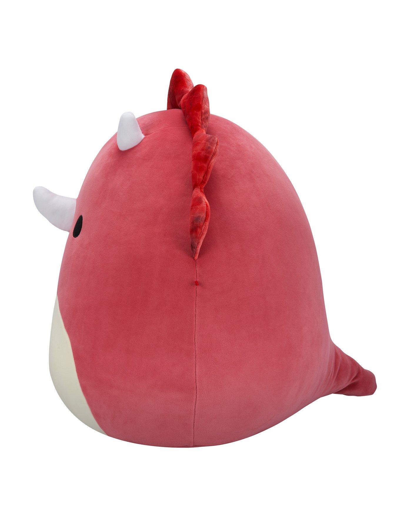 Image 5 of 8 of Squishmallows Jumbo Plush&nbsp;20" -&nbsp;Tristan the&nbsp;Red Triceratops