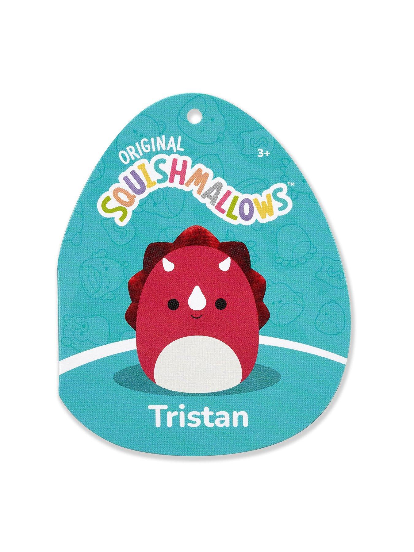 Image 6 of 8 of Squishmallows Jumbo Plush&nbsp;20" -&nbsp;Tristan the&nbsp;Red Triceratops