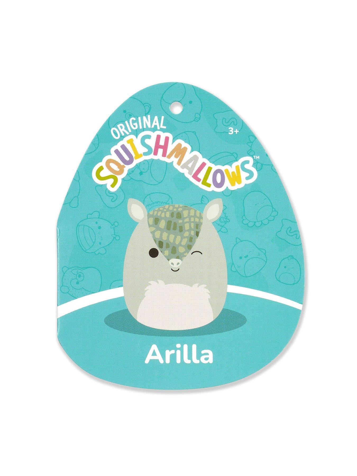 Image 6 of 8 of Squishmallows 16-Inch&nbsp;Large Plush:&nbsp;Arilla the Winking Green Armadillo (with&nbsp;Fuzzy Belly)
