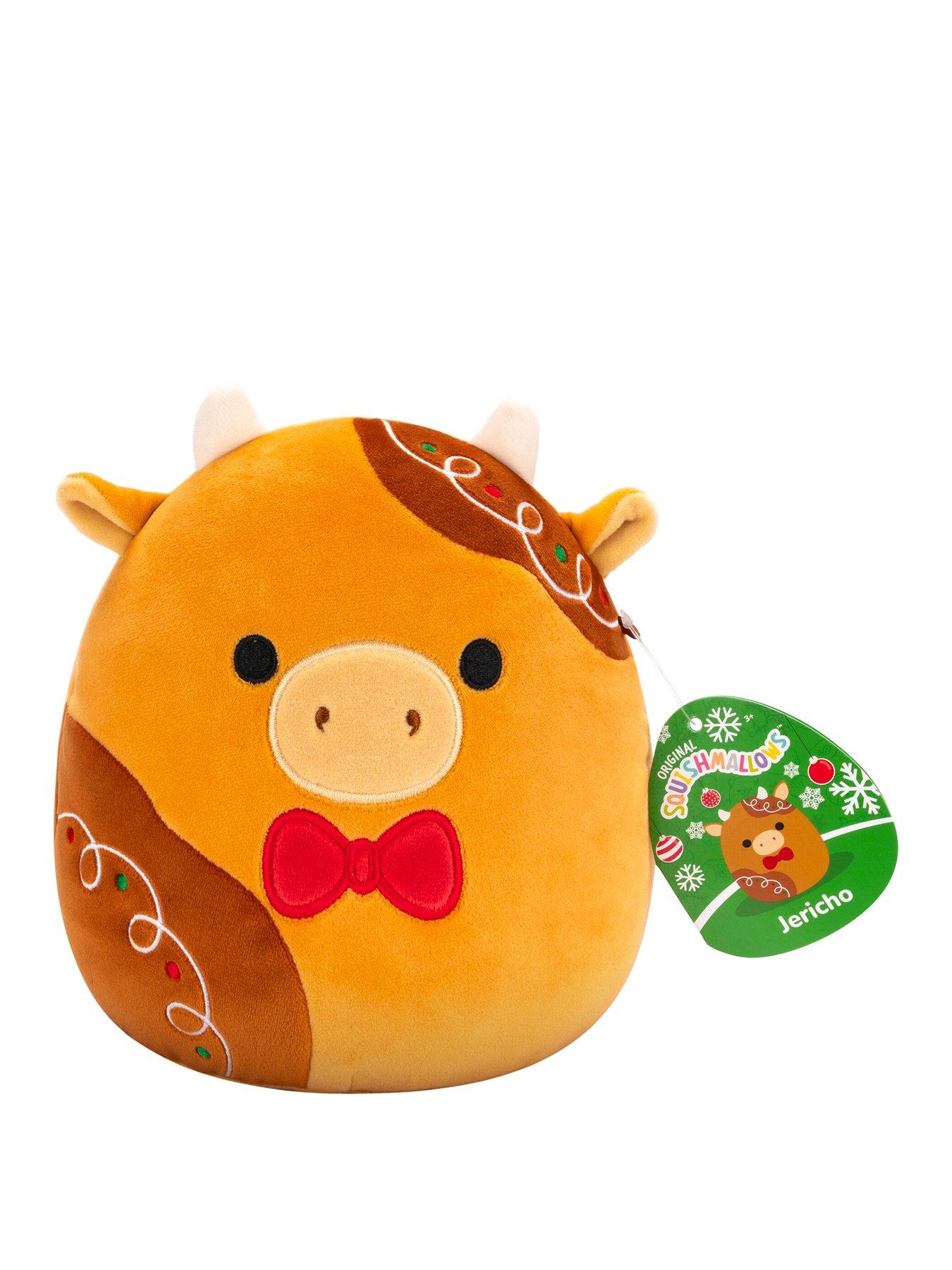 Image 1 of 8 of Squishmallows Original Squishmallows 7.5-Inch Jericho the Gingerbread Cow