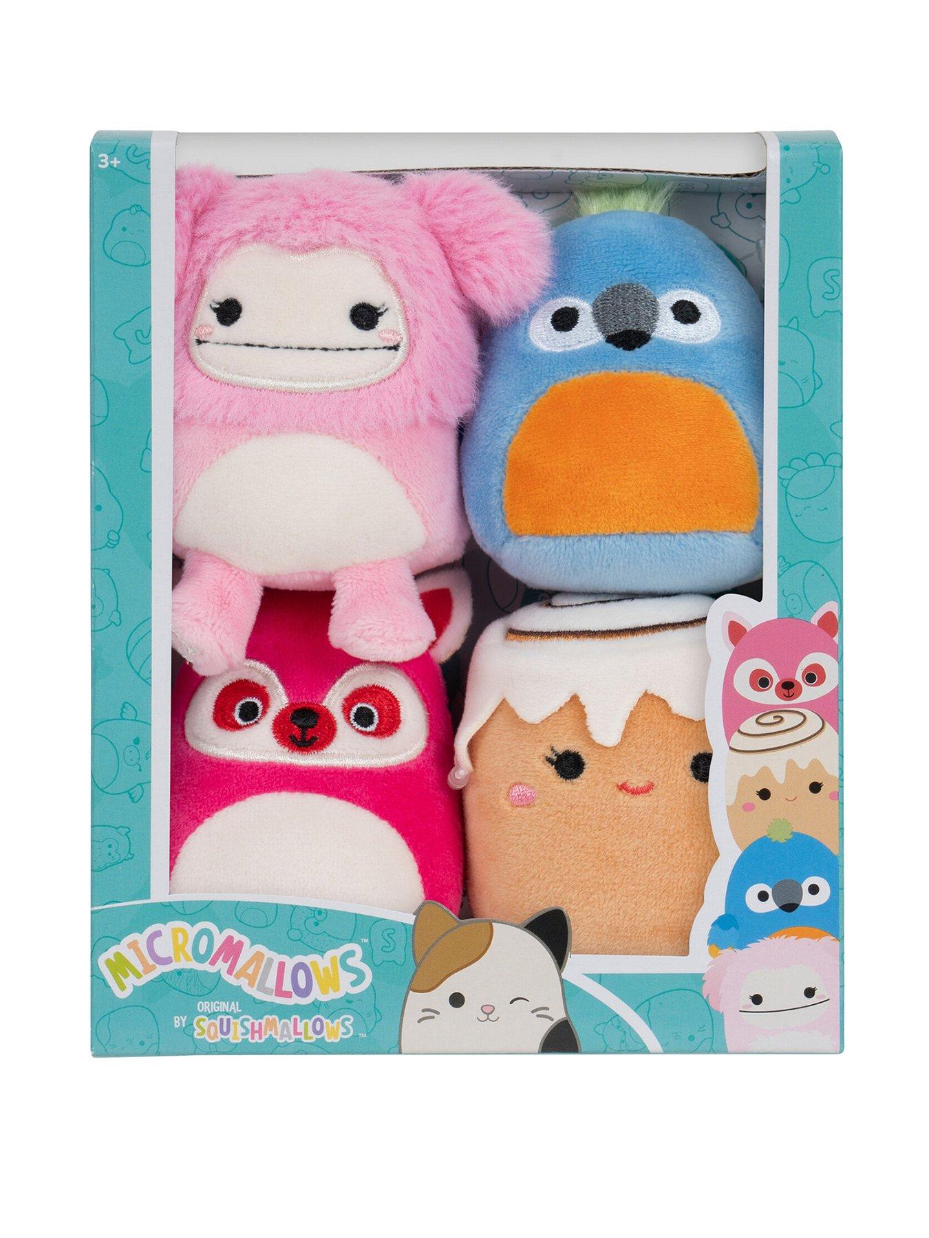 Image 1 of 7 of Squishmallows 4 Pack Plush 2.5-Inch&nbsp;Micromallows&nbsp;(Chanel, Brina, Lucia, Tenise)