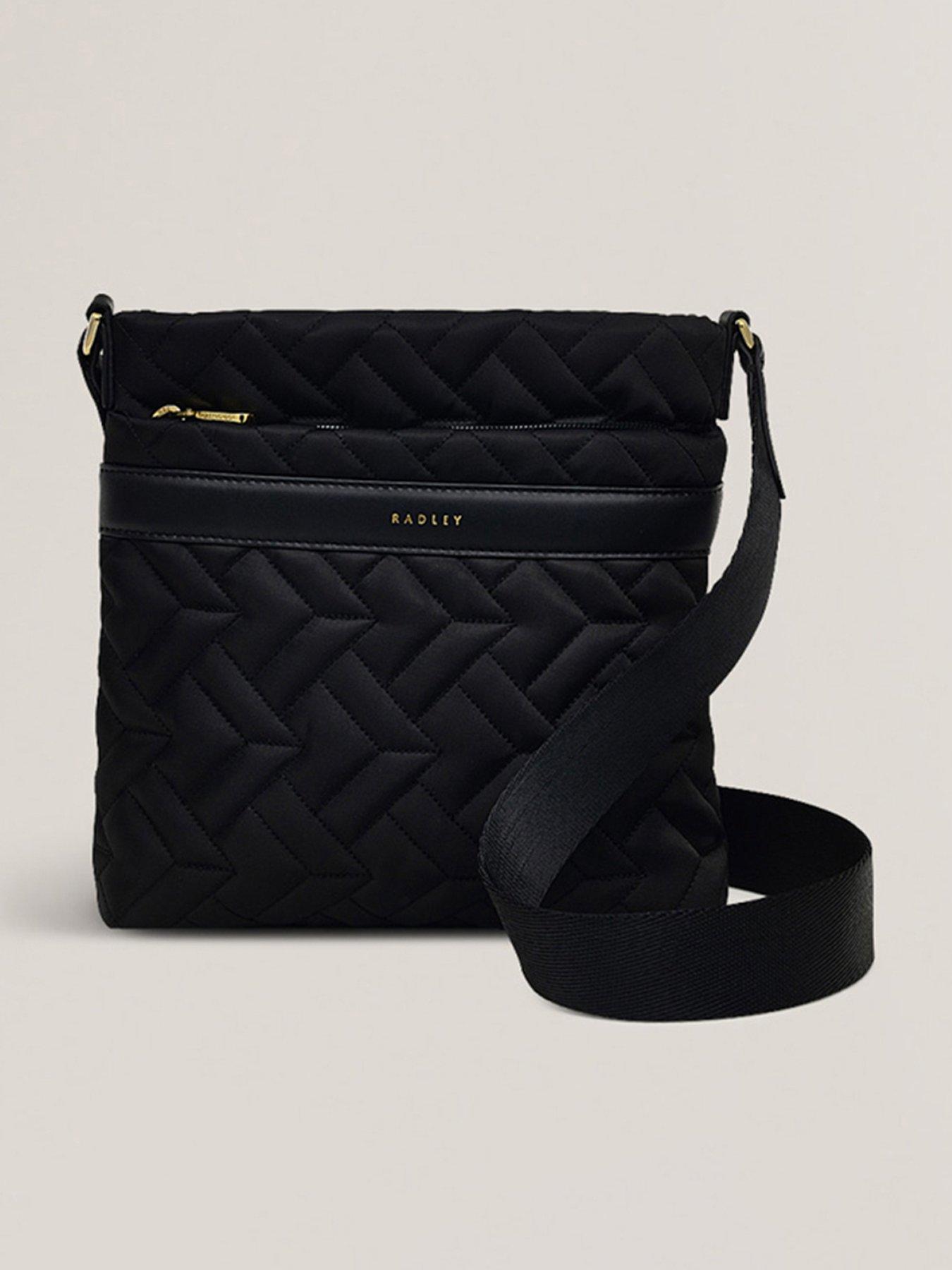 undefined Holland Park Quilted Small Ziptop Crossbody Bag - Black