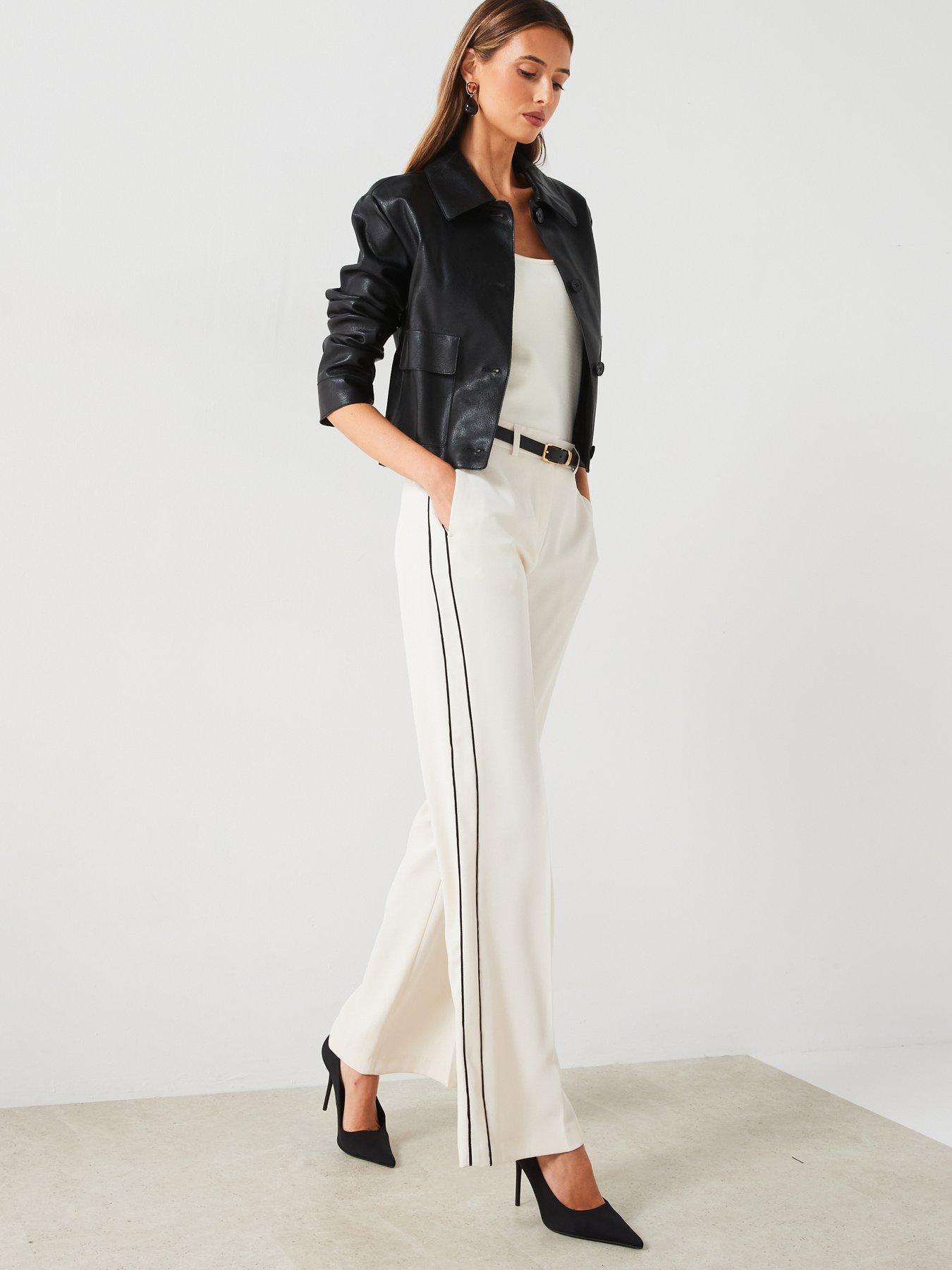 Mango Stripe Tailored Trouser