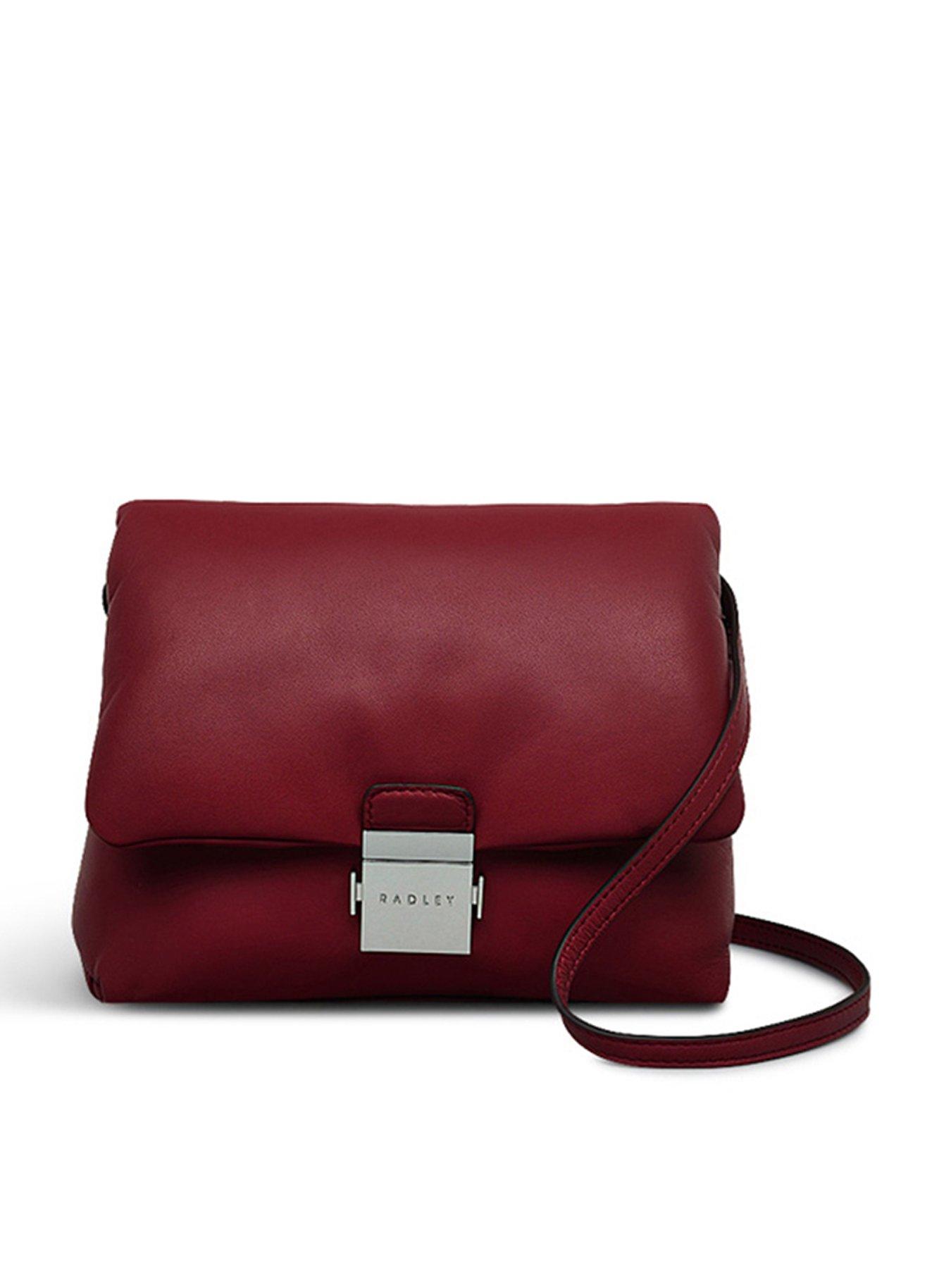undefined Bond Court Small Flapover Crossbody - Dark Red