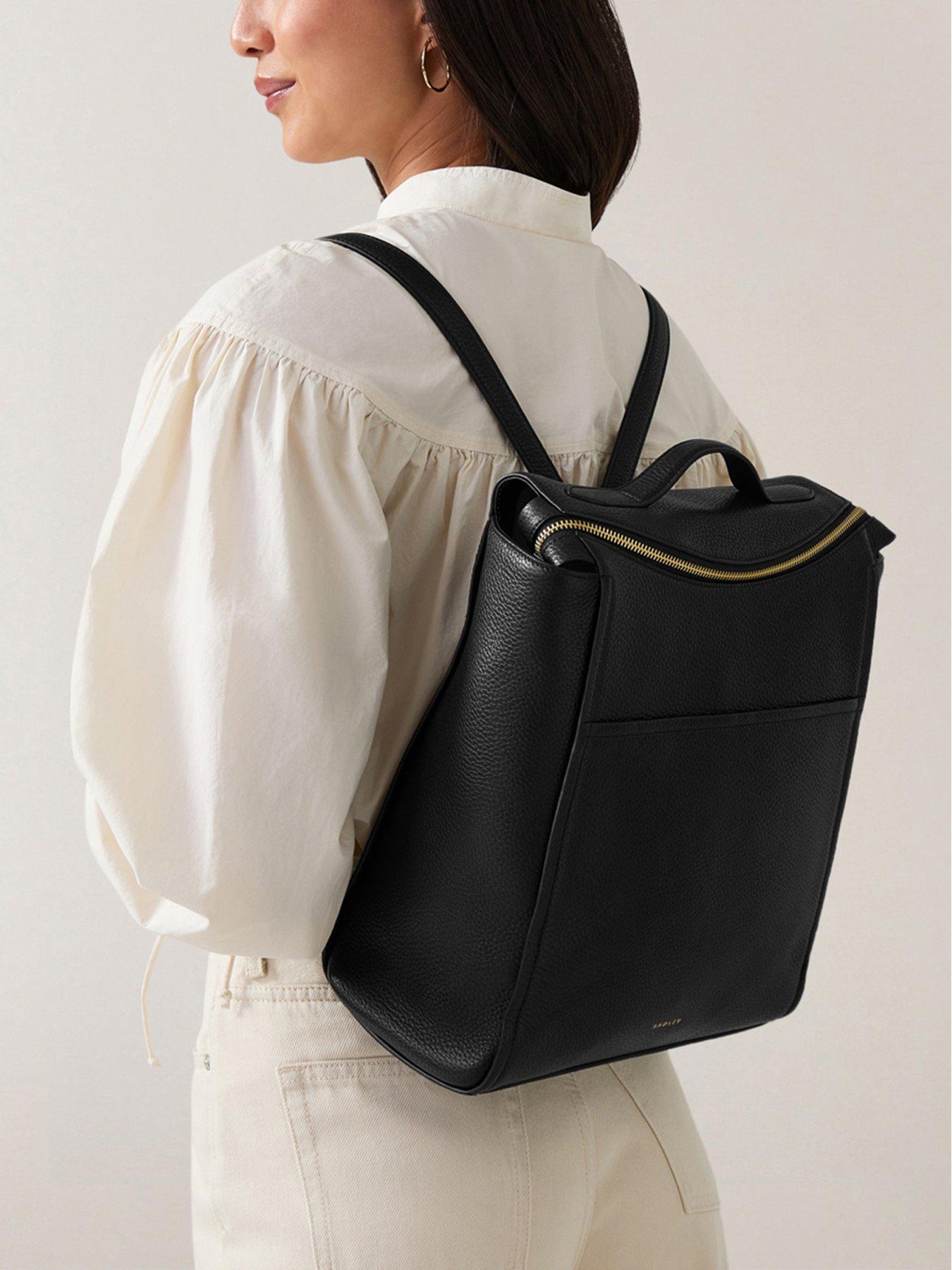 Radley Oak Street Medium Ziptop Backpack - Black