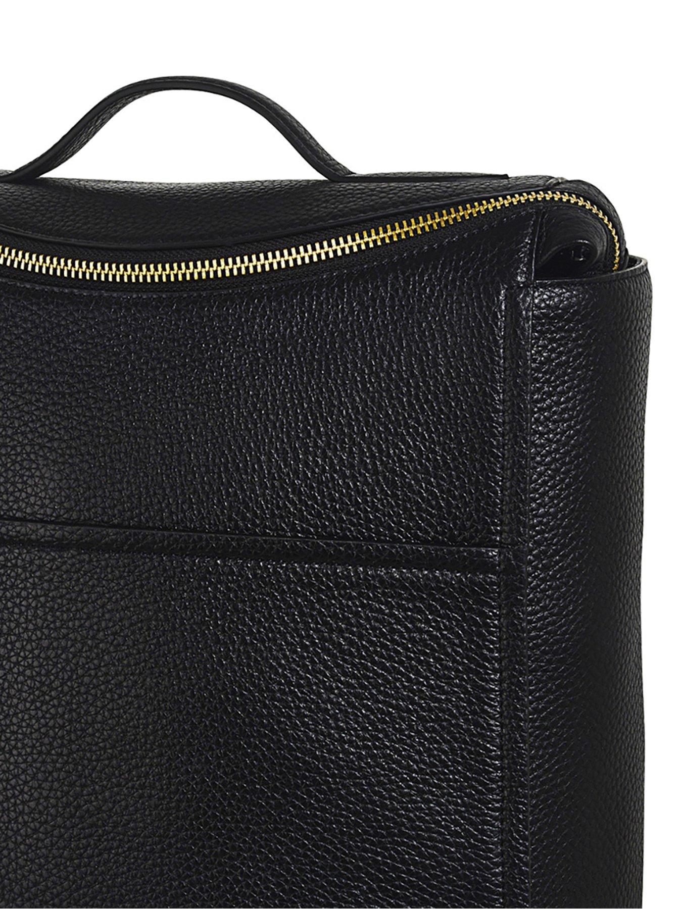 Oak Street Medium Ziptop Backpack Black