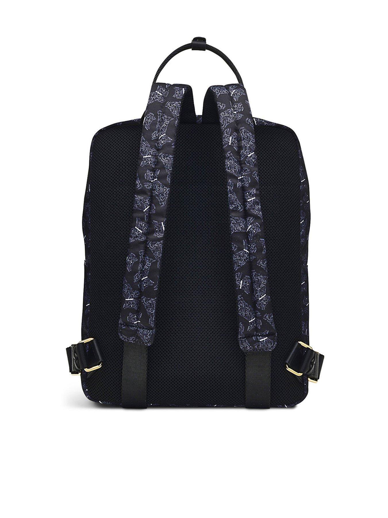 Radley Holly Avenue Calligraphy Radley Responsible Medium Zip Around Backpack Black Very