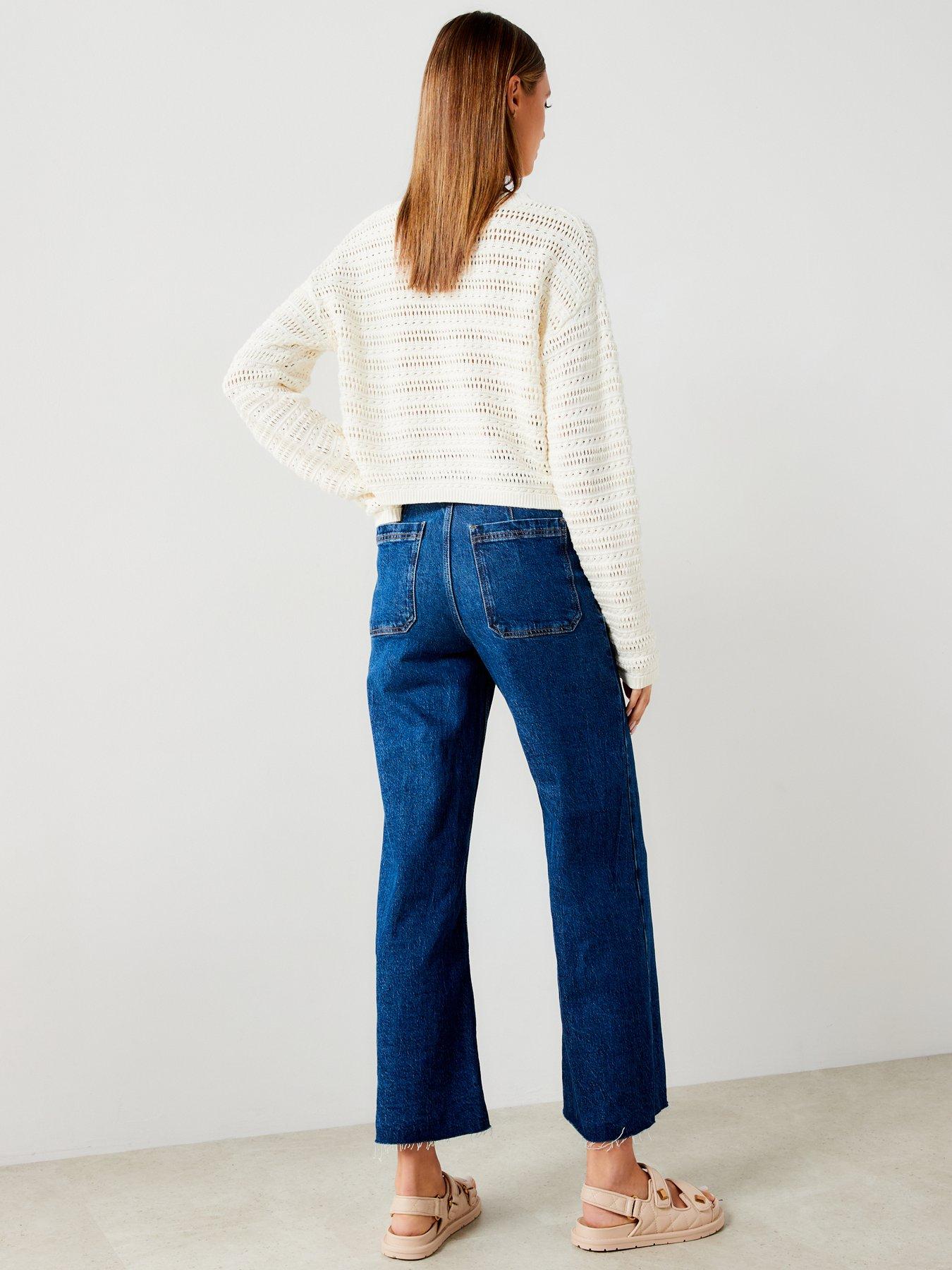 Image 2 of 6 of Mango Fine Knit Jumper - Cream