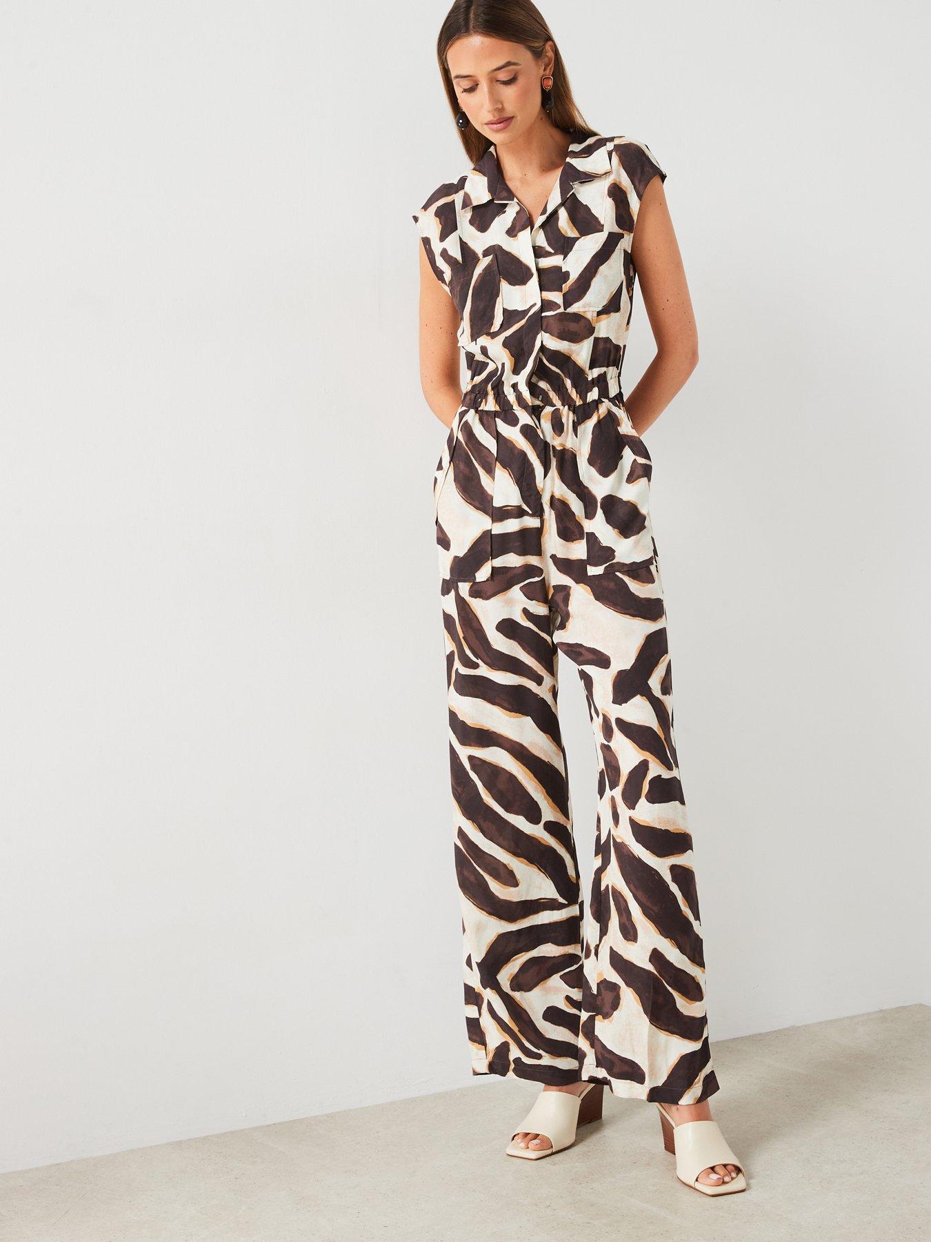 Sleeveless Jumpsuit in Brown Sugar