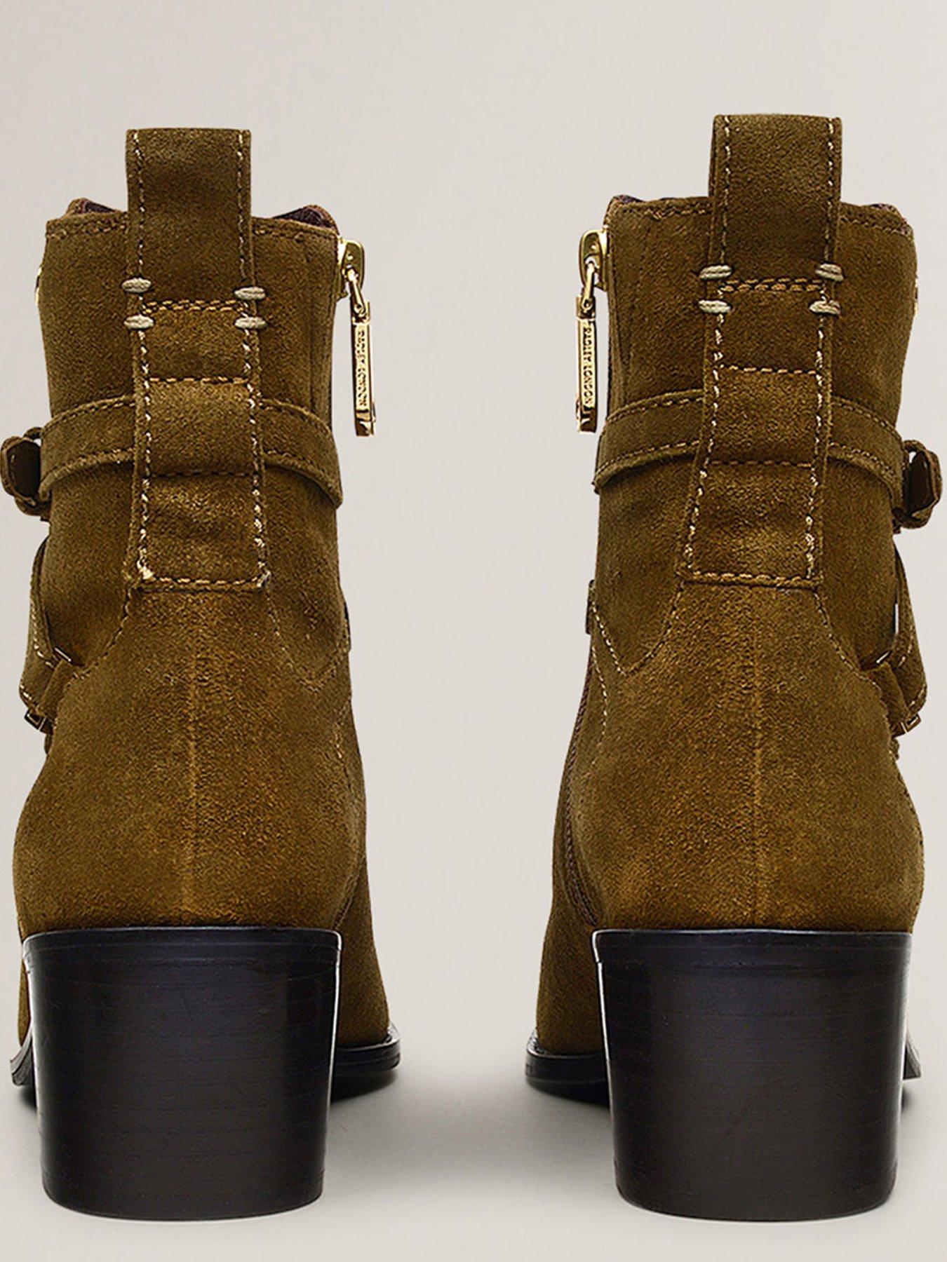 Image 5 of 7 of Radley Acer Walk Buckle Suede Jeans Boot - Brown