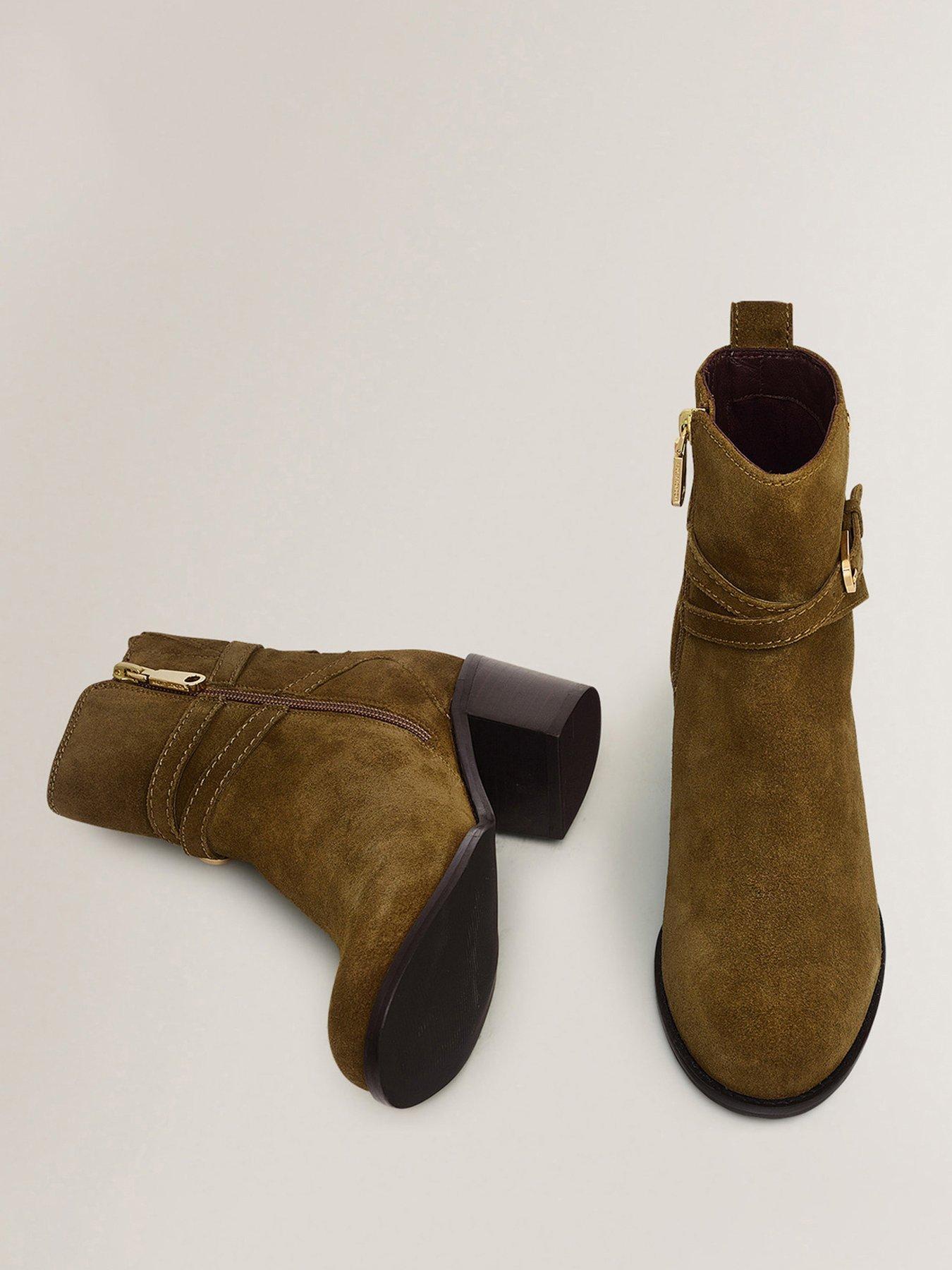 Image 6 of 7 of Radley Acer Walk Buckle Suede Jeans Boot - Brown