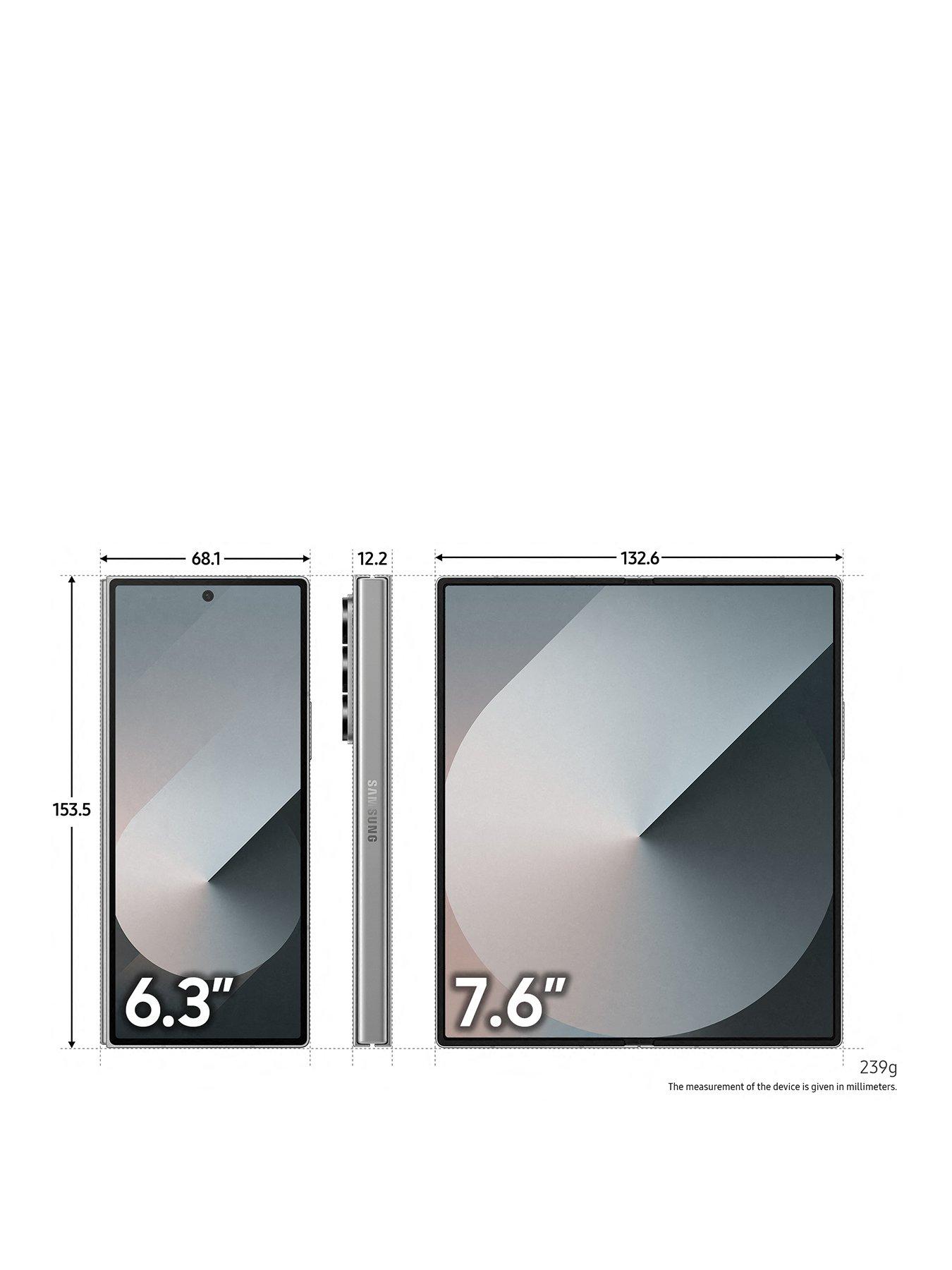 Image 3 of 8 of Samsung Galaxy Z Fold6 512GB Silver Shadow with Buds3Pro and S Pen Case