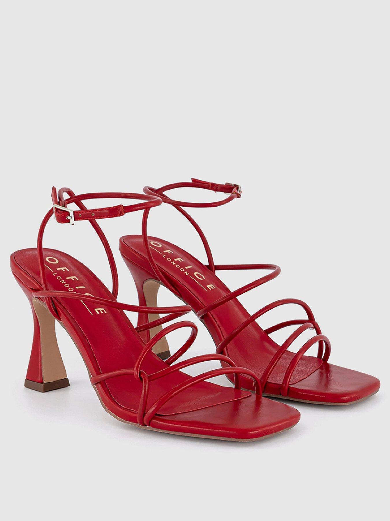 OFFICE Million Dollar Strappy Sandals Red Very