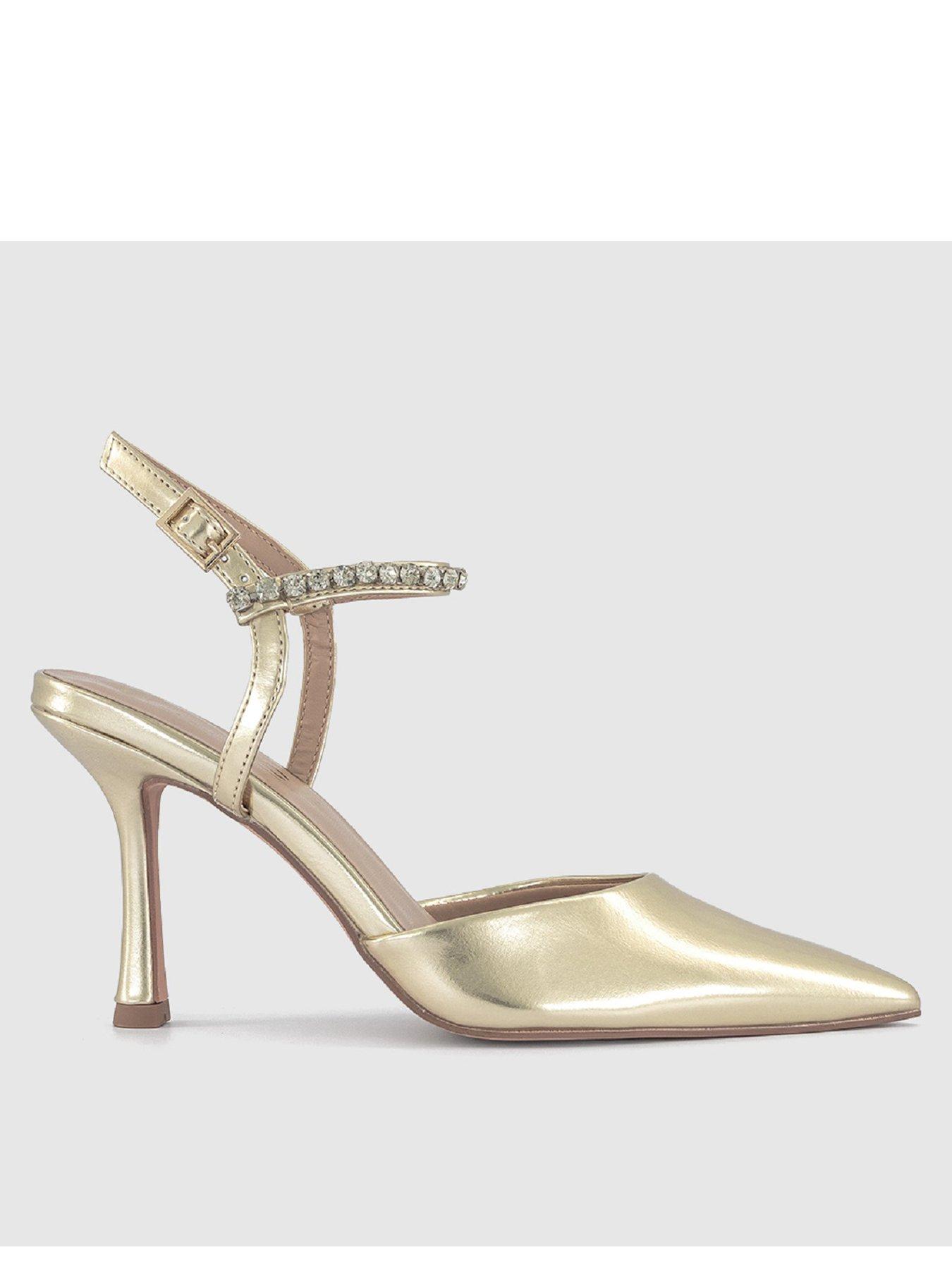 Shoes Boots Gold heeled shoes Women Very